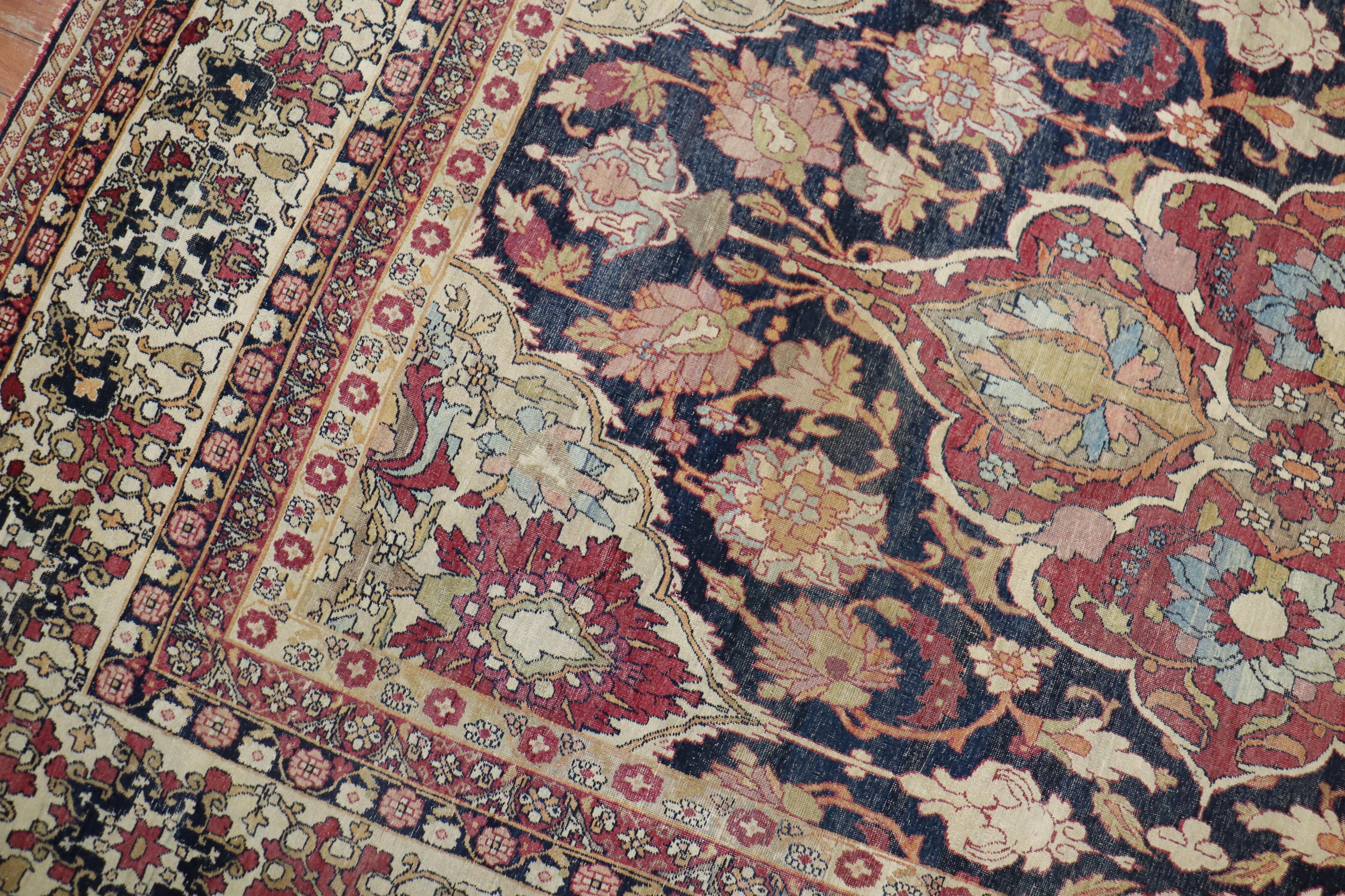 Spectacular Large Scale Traditional Kerman Rug For Sale 2