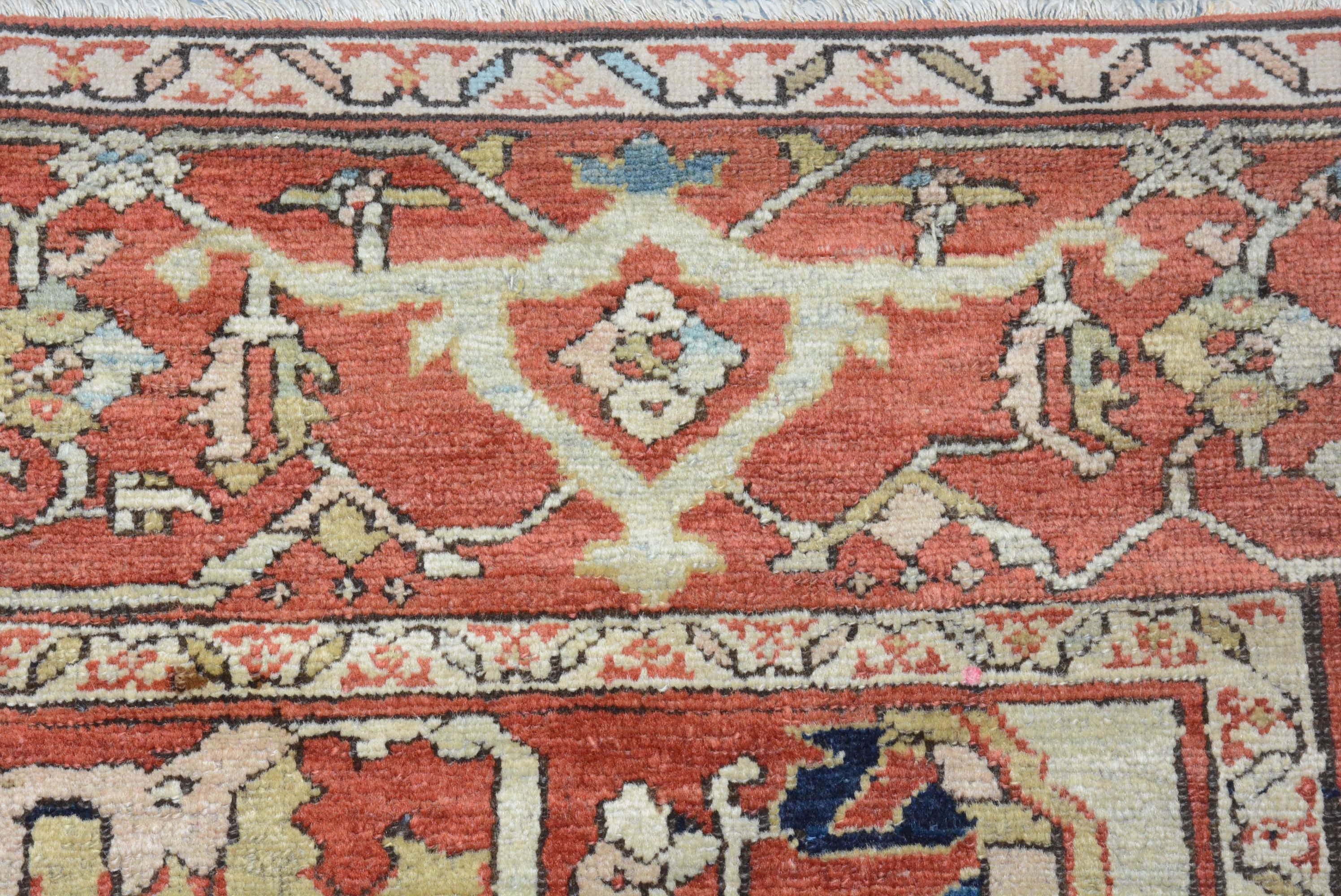 Spectacular Late 19th Century Serapi Carpet For Sale 3