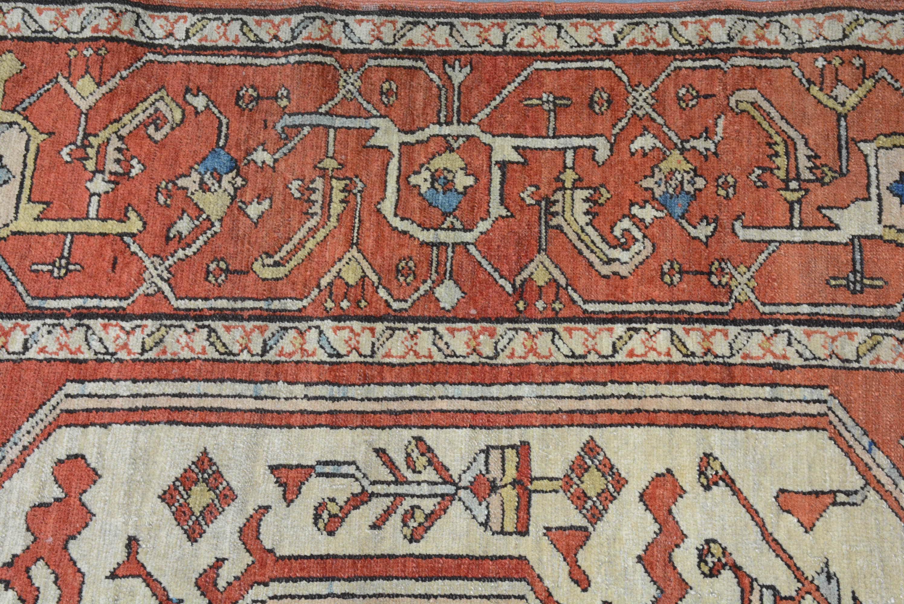 Spectacular Late 19th Century Serapi Carpet For Sale 2