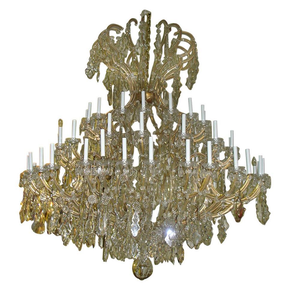Final Payment - Late 19th-Early 20th Century 64-Light Maria Theresa Chandelier 