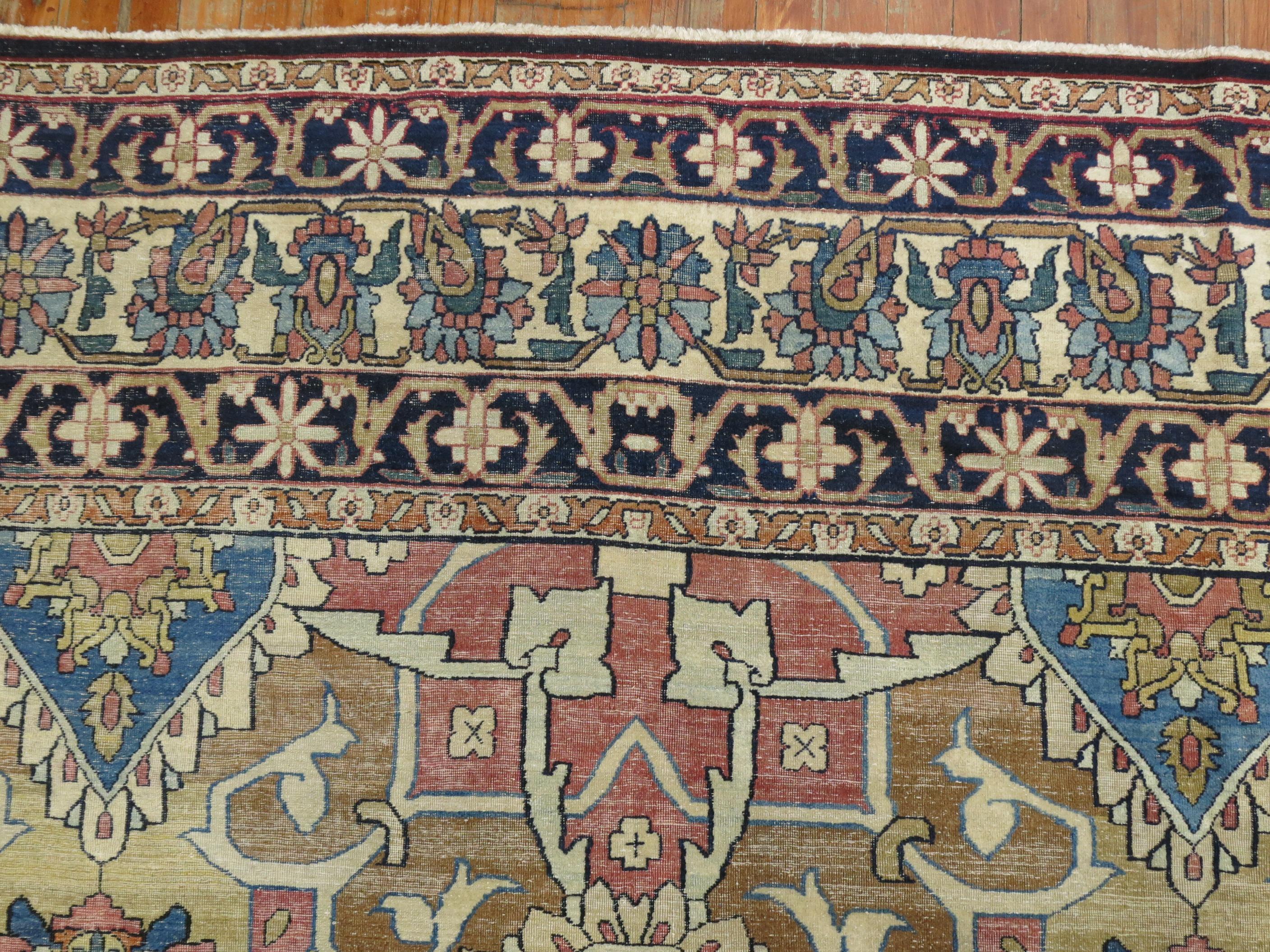 20ième siècle Spectaculaire tapis Lavar Kirman en vente