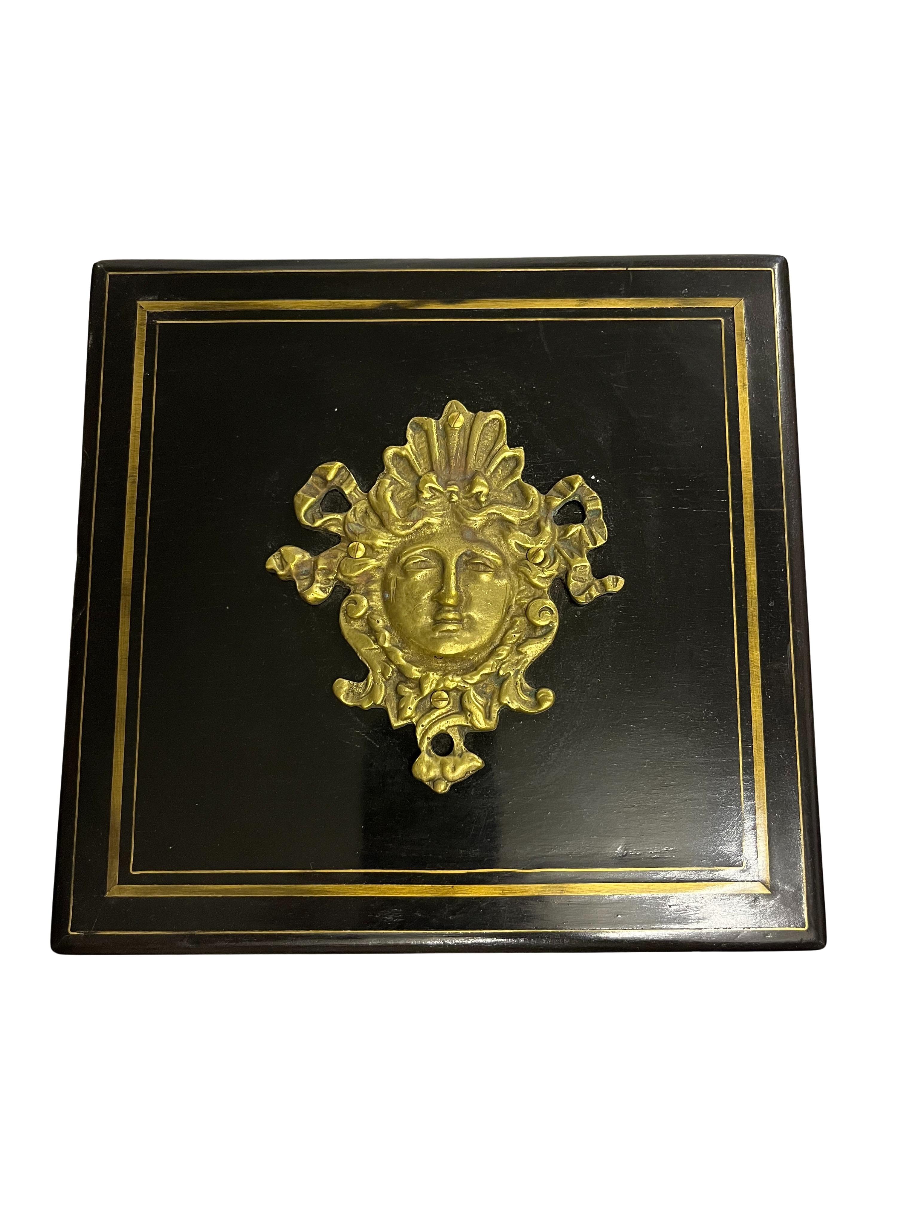 Spectacular liquor chest box casket, tantalus, Napoleon III, bar, 1880, France 6