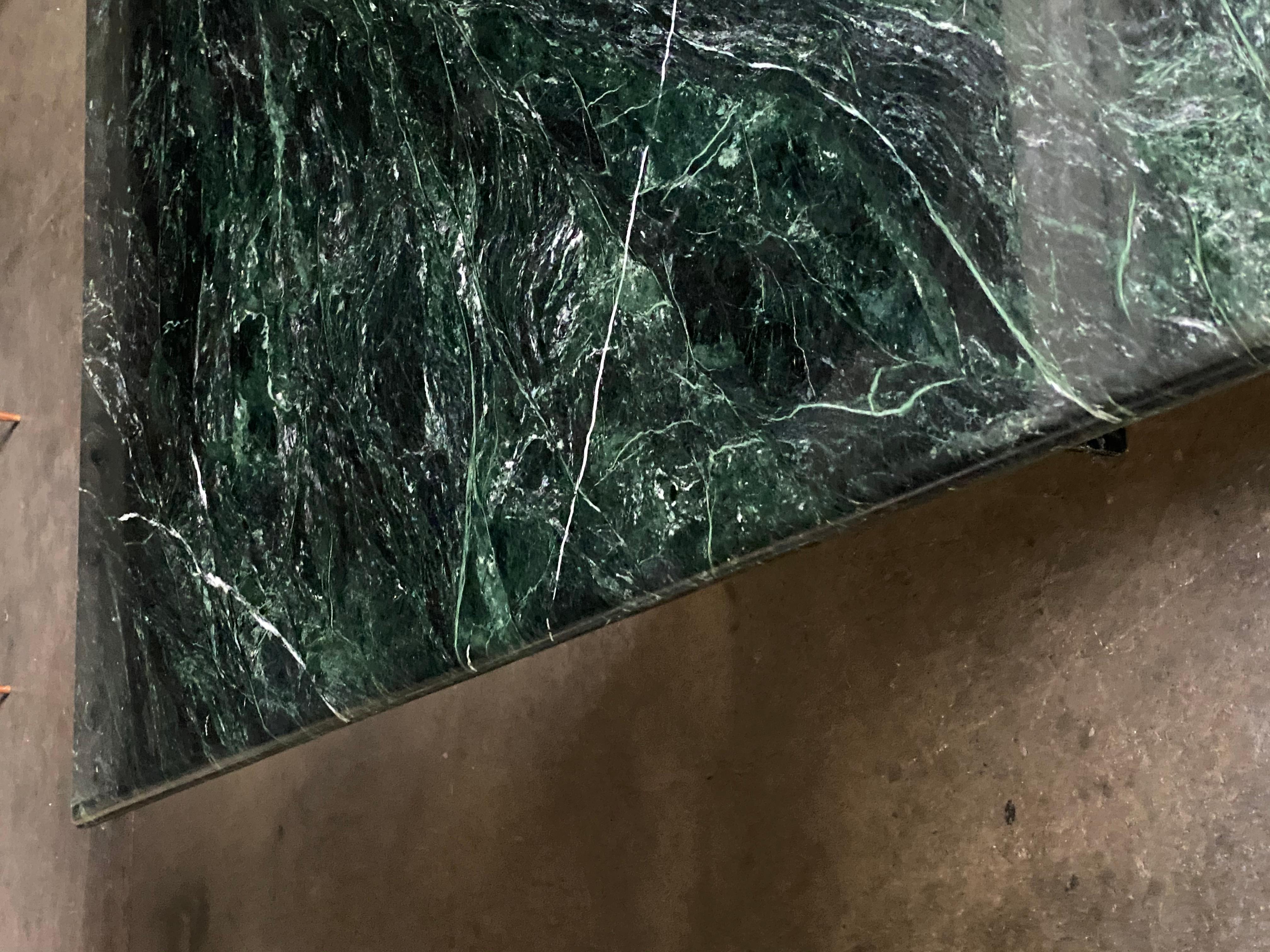 Spectacular Massive Green Marble Modern Dining Table 2