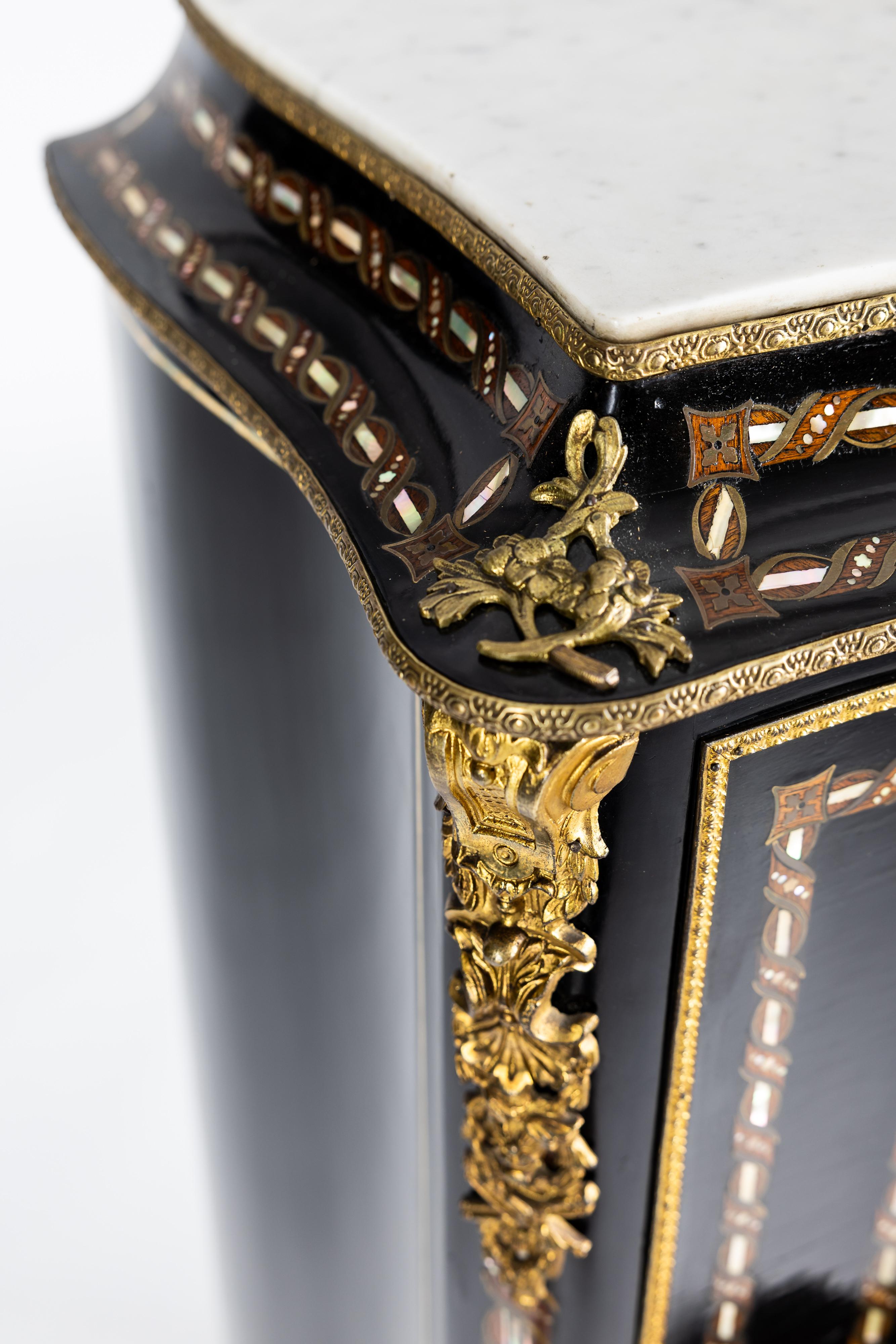 Spectacular masterspiece ladies writing secretary desk Napoleon III, 1860 France For Sale 8