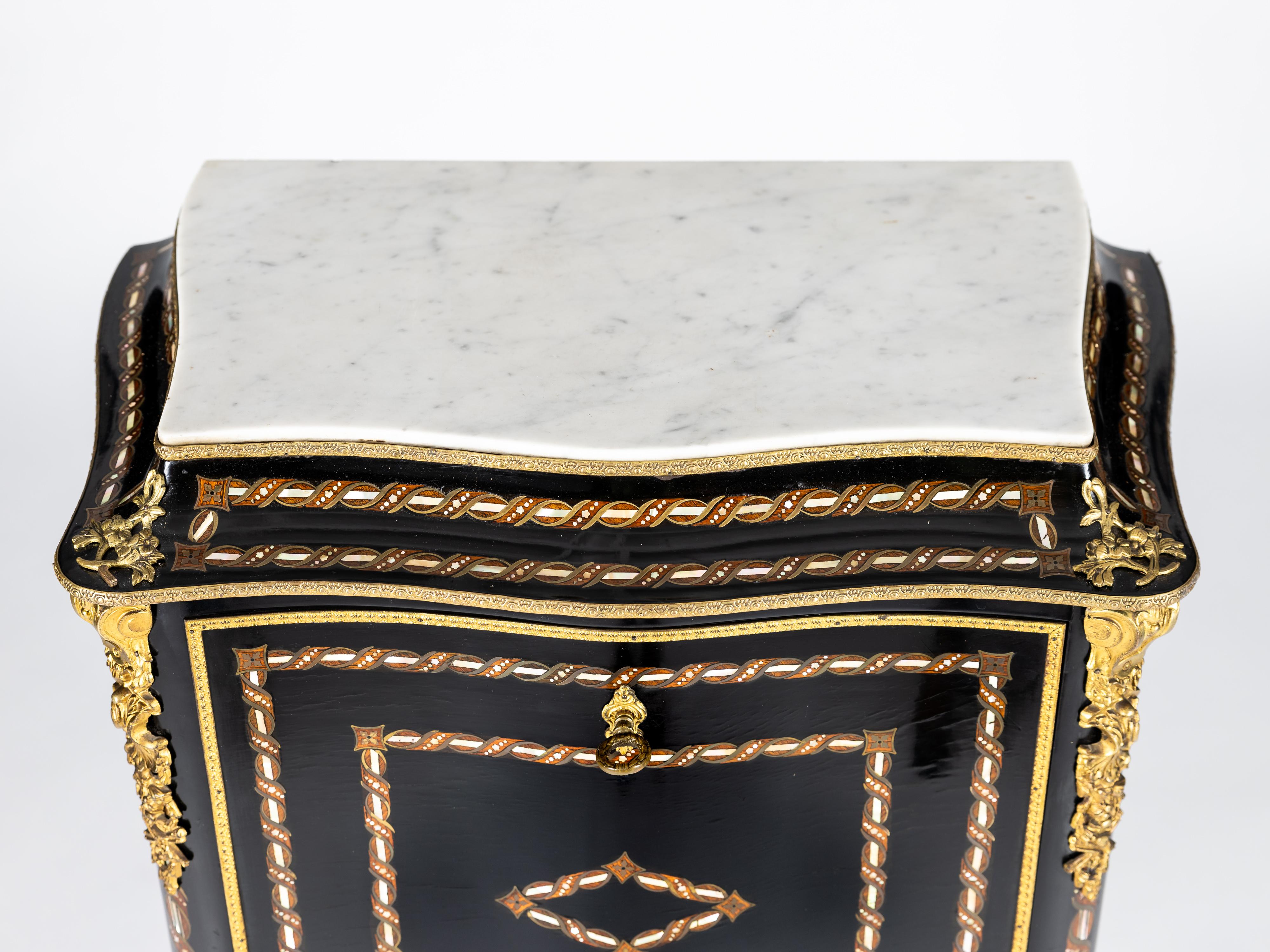 Mid-19th Century Spectacular masterspiece ladies writing secretary desk Napoleon III, 1860 France For Sale
