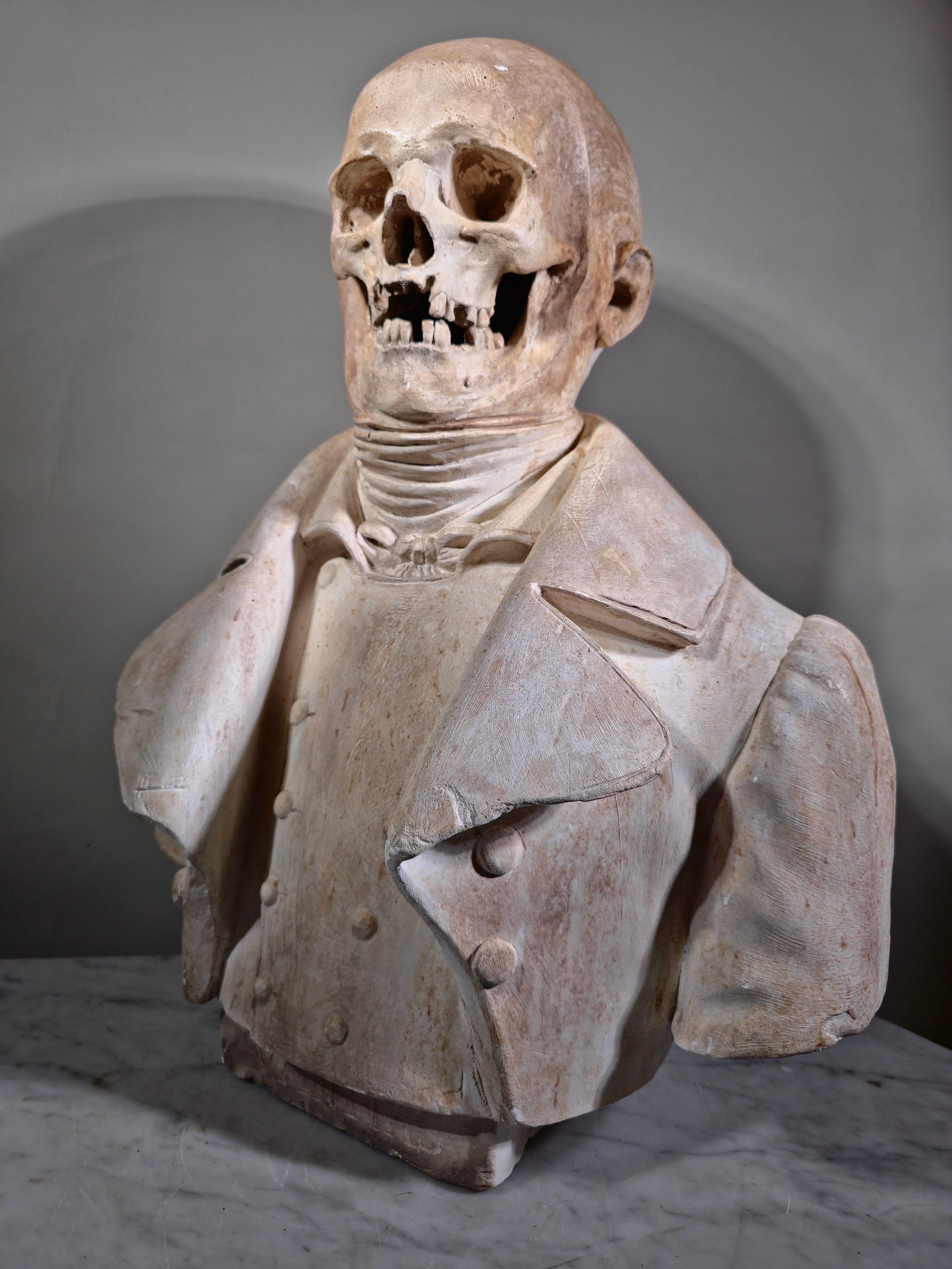 Spectacular Memento Mori Vanitas from the 19th Century - Italy In Good Condition For Sale In Madrid, ES