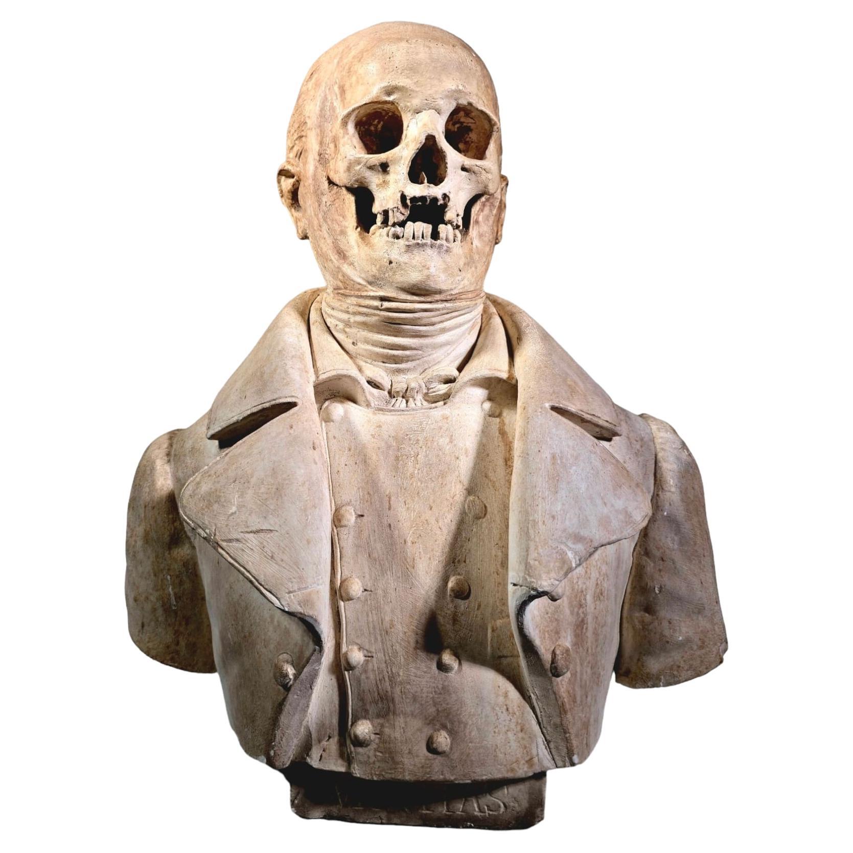 Spectacular Memento Mori Vanitas from the 19th Century - Italy For Sale