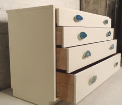 Spectacular Midcentury Dresser with Quartz Handles