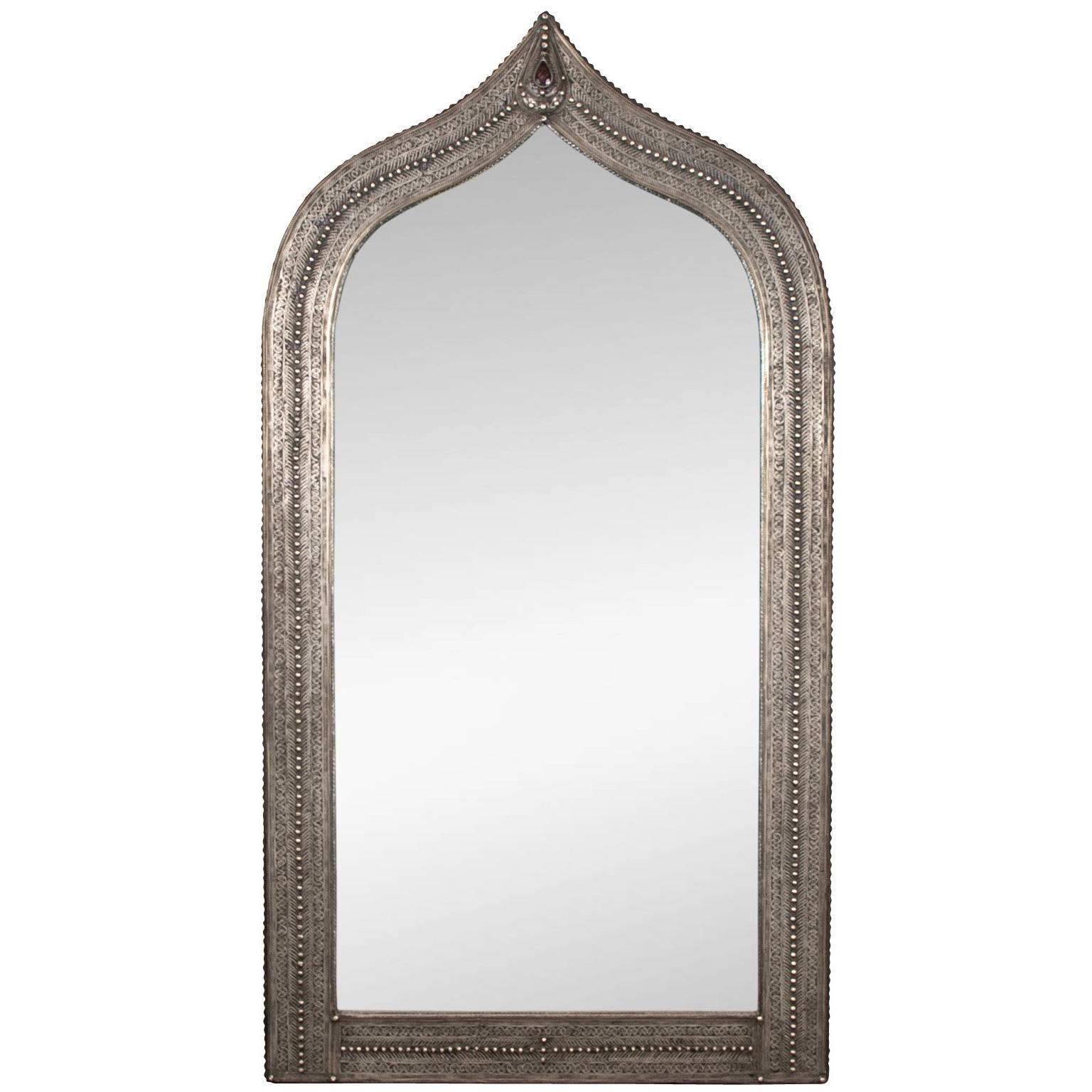 Spectacular Moroccan Filigree Frame Mirror For Sale at 1stDibs