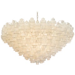 Spectacular Murano Blown Glass Manubri Chandelier