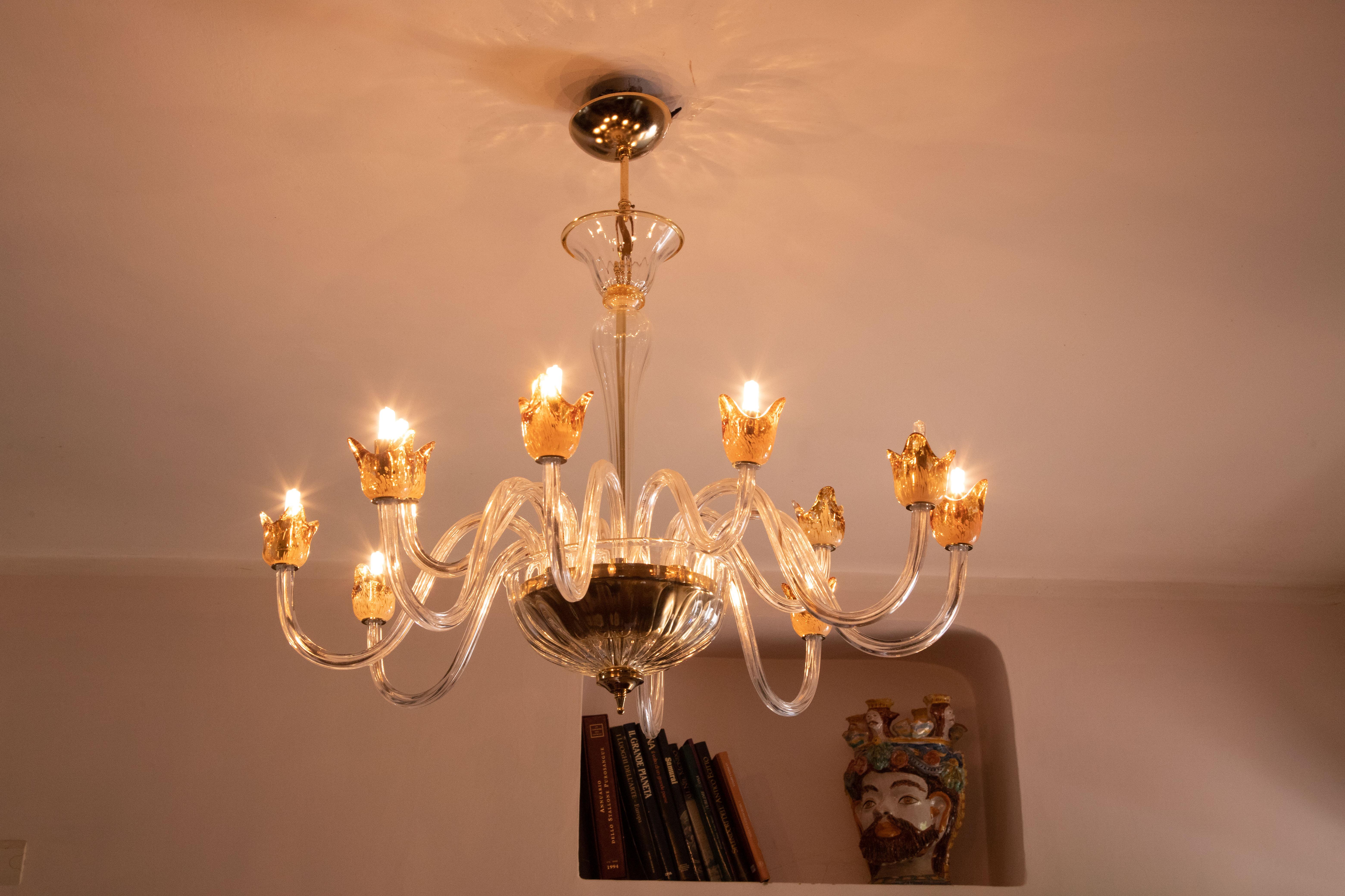 Spectacular Murano Chandelier 12 arms 3