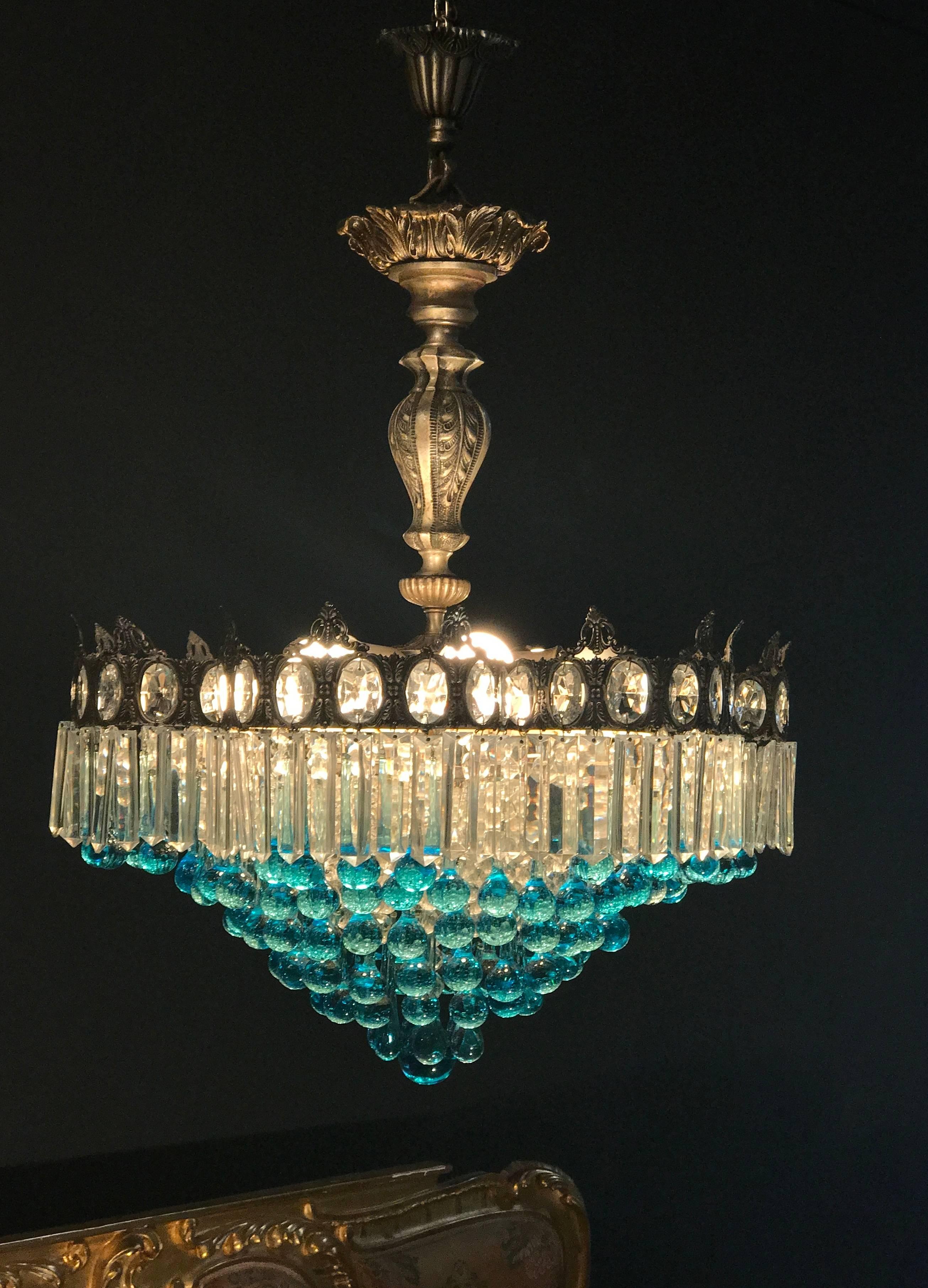 Spectacular Murano Chandelier, Italy, 1960s 2