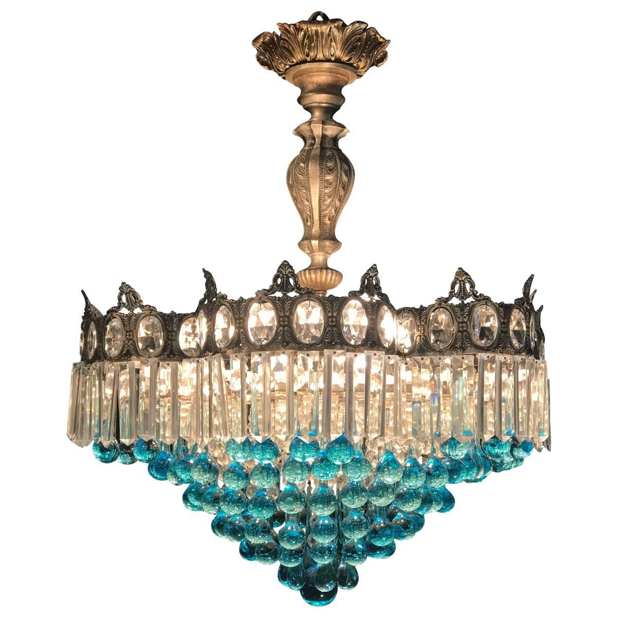 Spectacular Murano Chandelier, Italy, 1960s