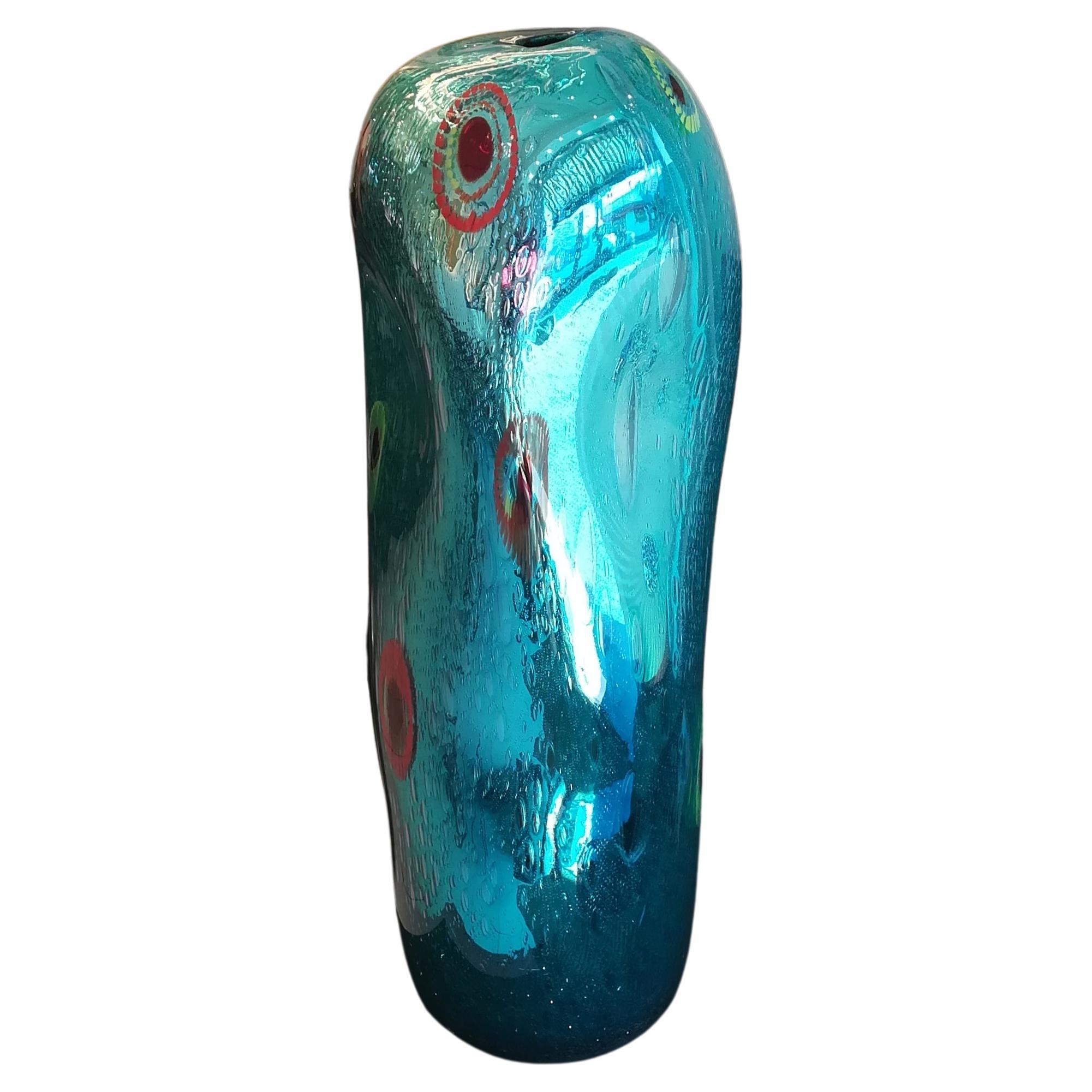 Spectacular Murano Glass Vase, Unique Piece