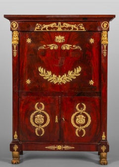 Spectacular Napoleon III Empire Secretaire 19th Century  RESTORED