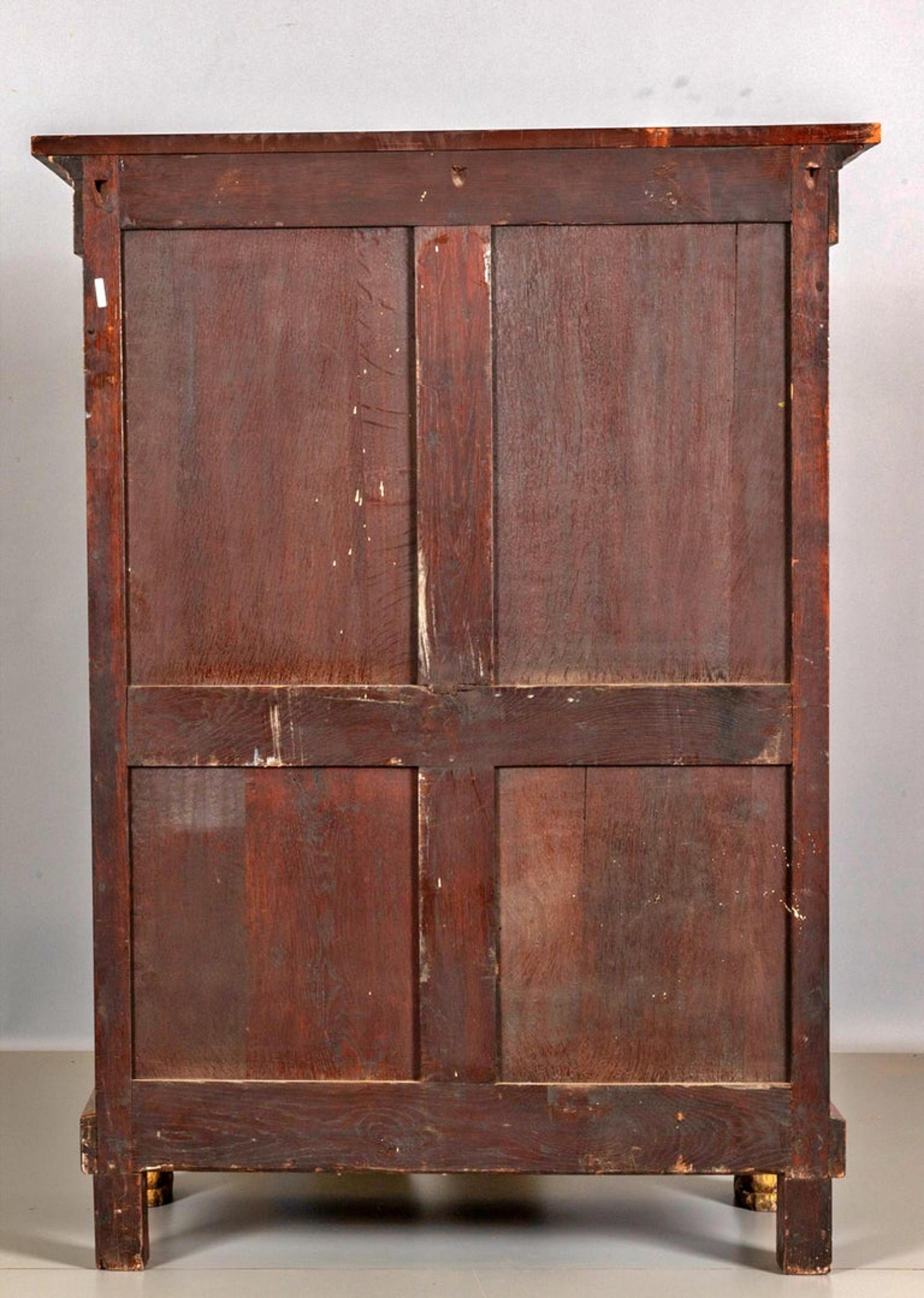 Espectacular Secretaire Imperio Napoleón III Siglo XIX  RESTAURADO Hecho a mano en venta