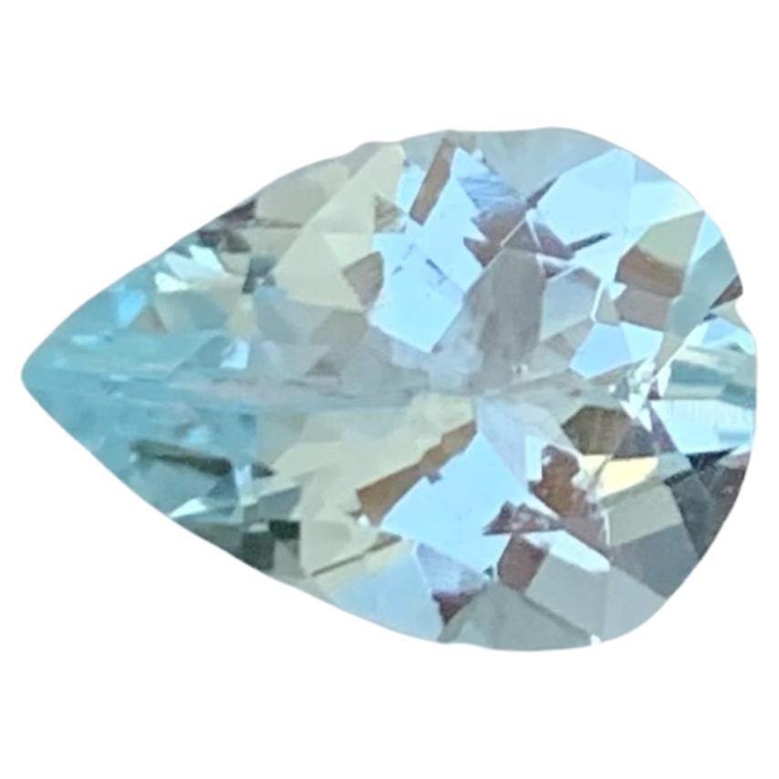 Spectacular Natural Loose Aquamarine Gemstone 1.35 Carats Loose Aquamarine For Sale