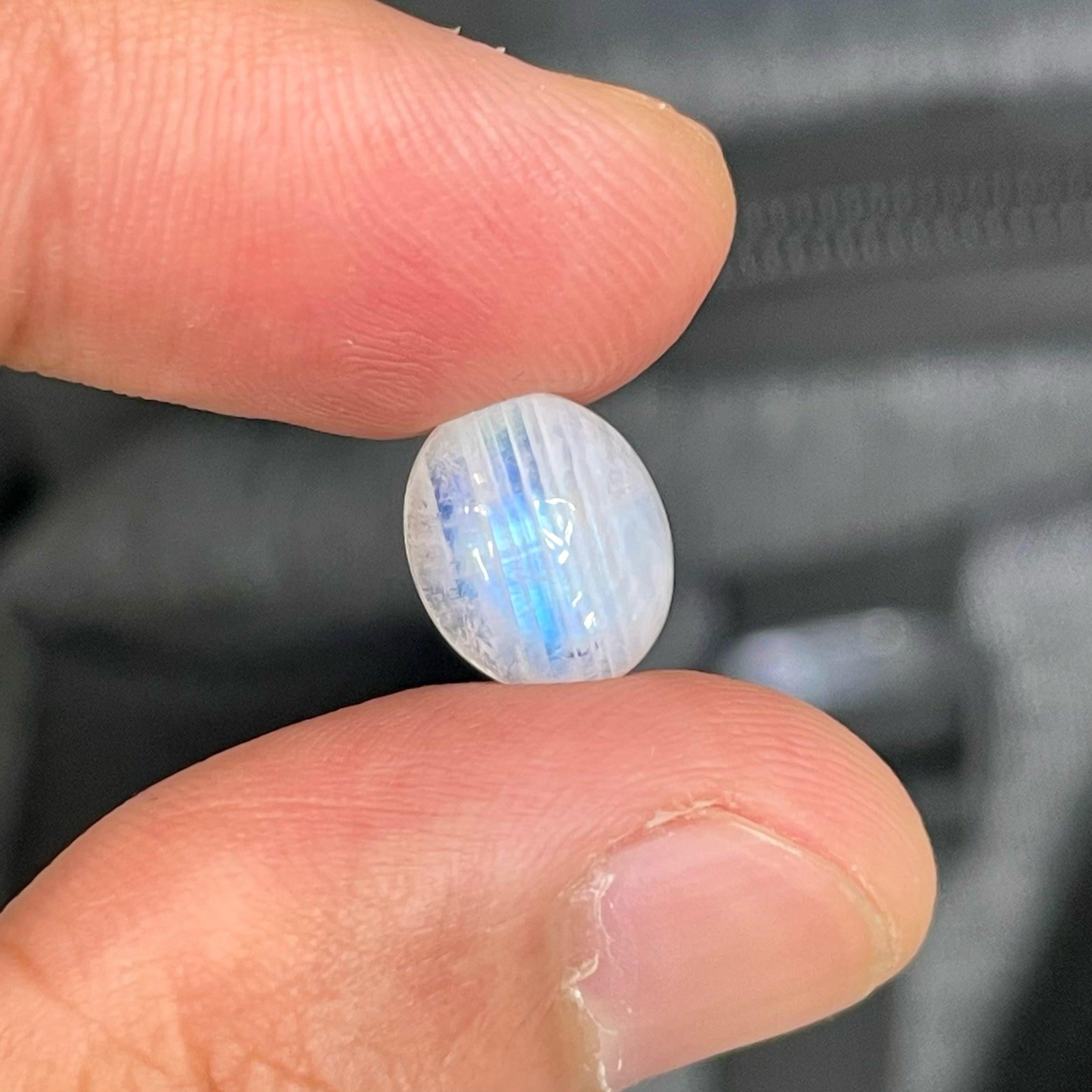 Spectacular Natural Loose Moonstone Gemstone, available for sale at wholesale price, natural high-quality 4.30 carats Diaphaneity Translucent clarity, certified Moonstone from India.

Product Information:
GEMSTONE NAME: Spectacular Natural Loose