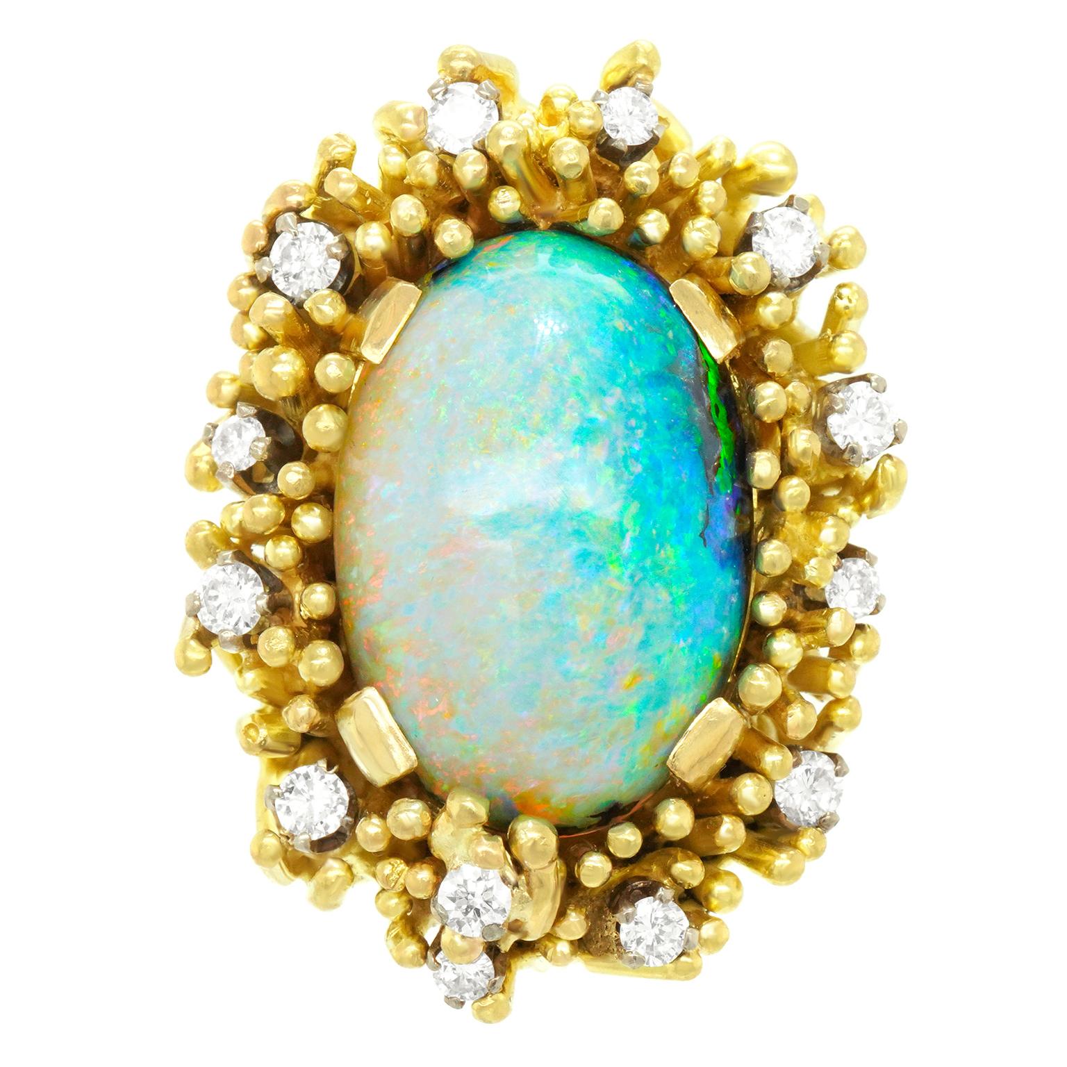 opal ring antique
