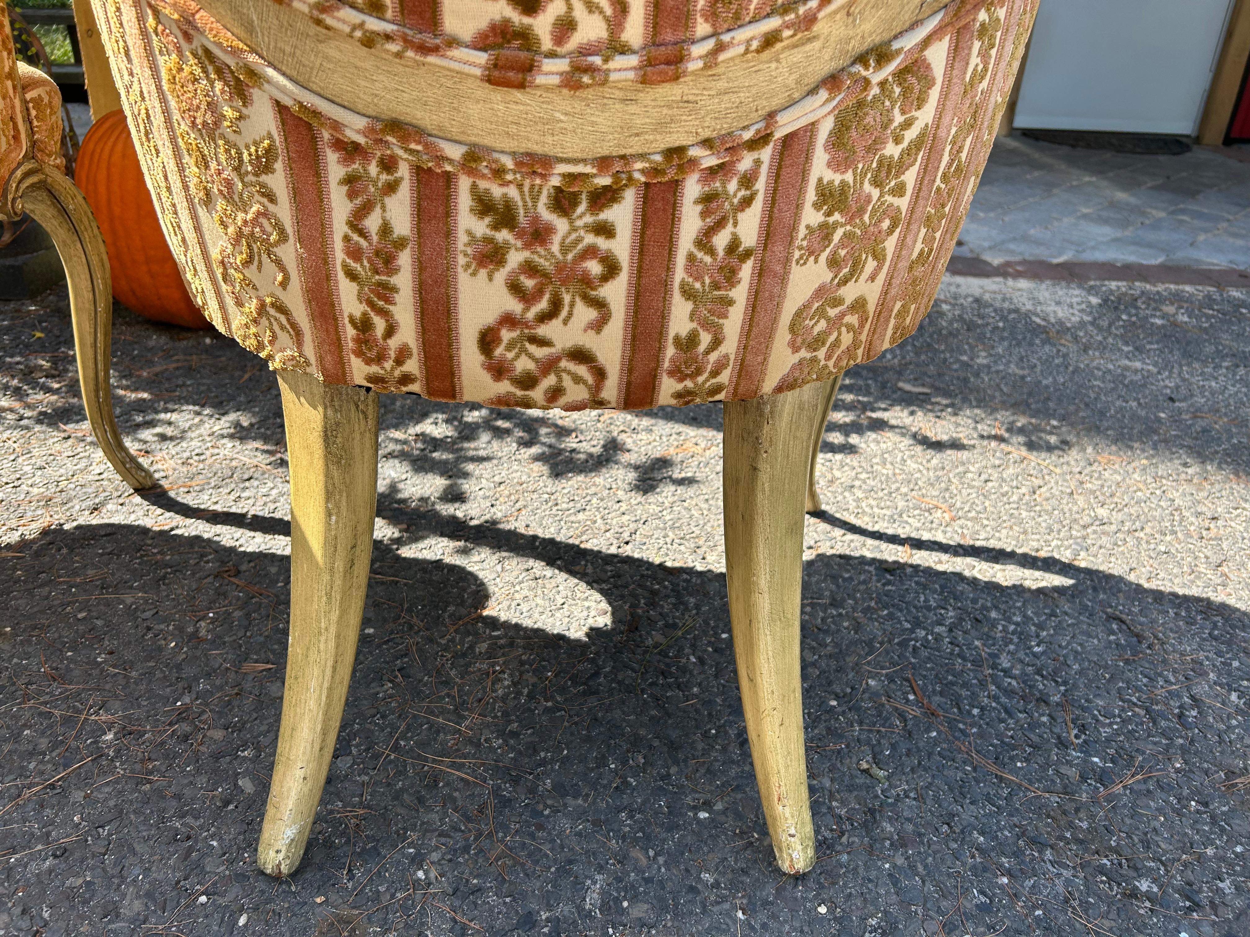 Spectaculaire paire de chaises longues à accoudoirs Grosfeld House Hollywood Regency Modern en vente 6