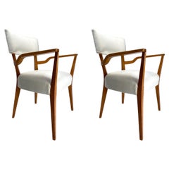 Espectacular Pareja de Sillones Orgánicos de Mediados de Siglo, Estilo Ico Parisi, Italia