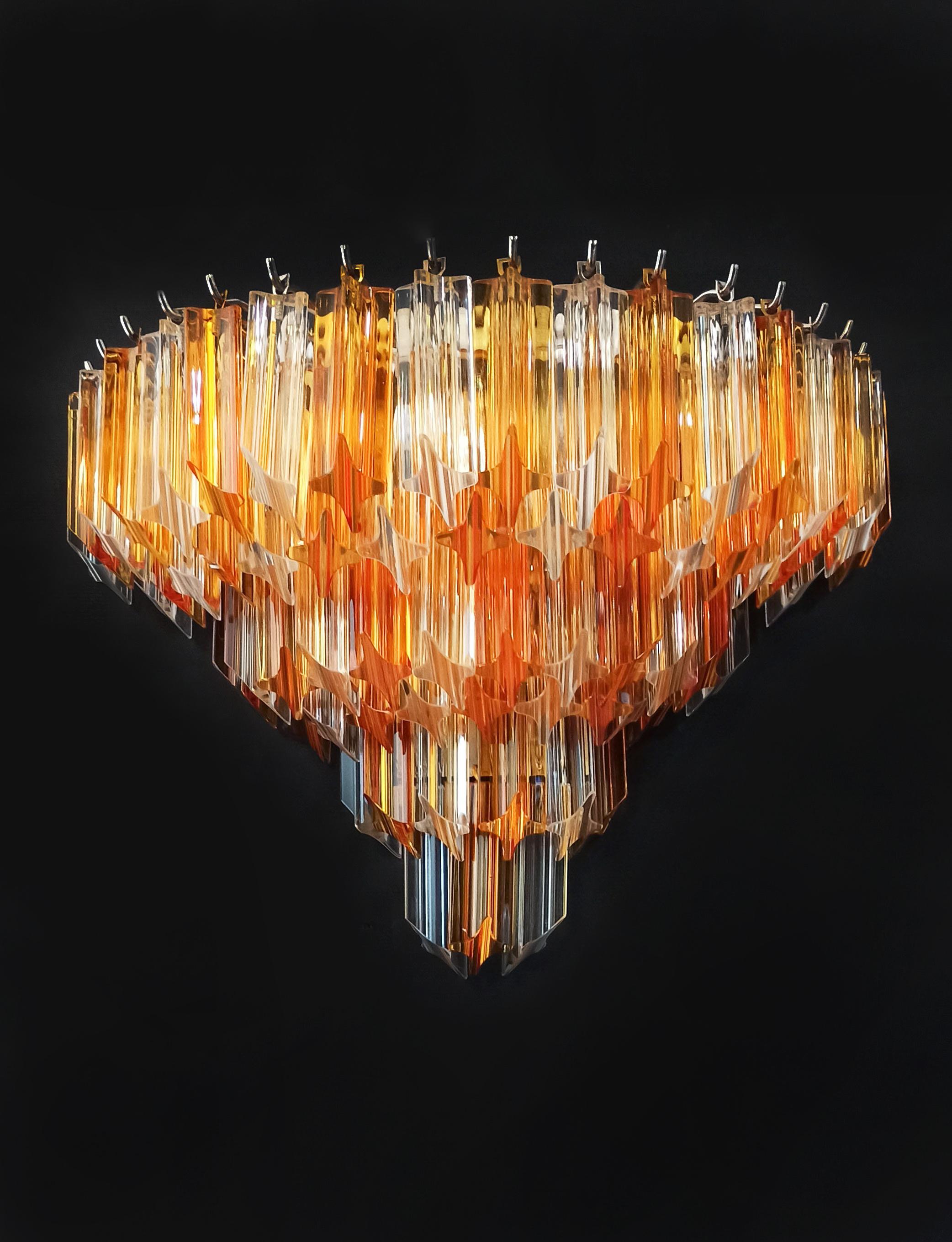 20th Century Spectacular Pair of Vintage Murano Wall Sconce For Sale