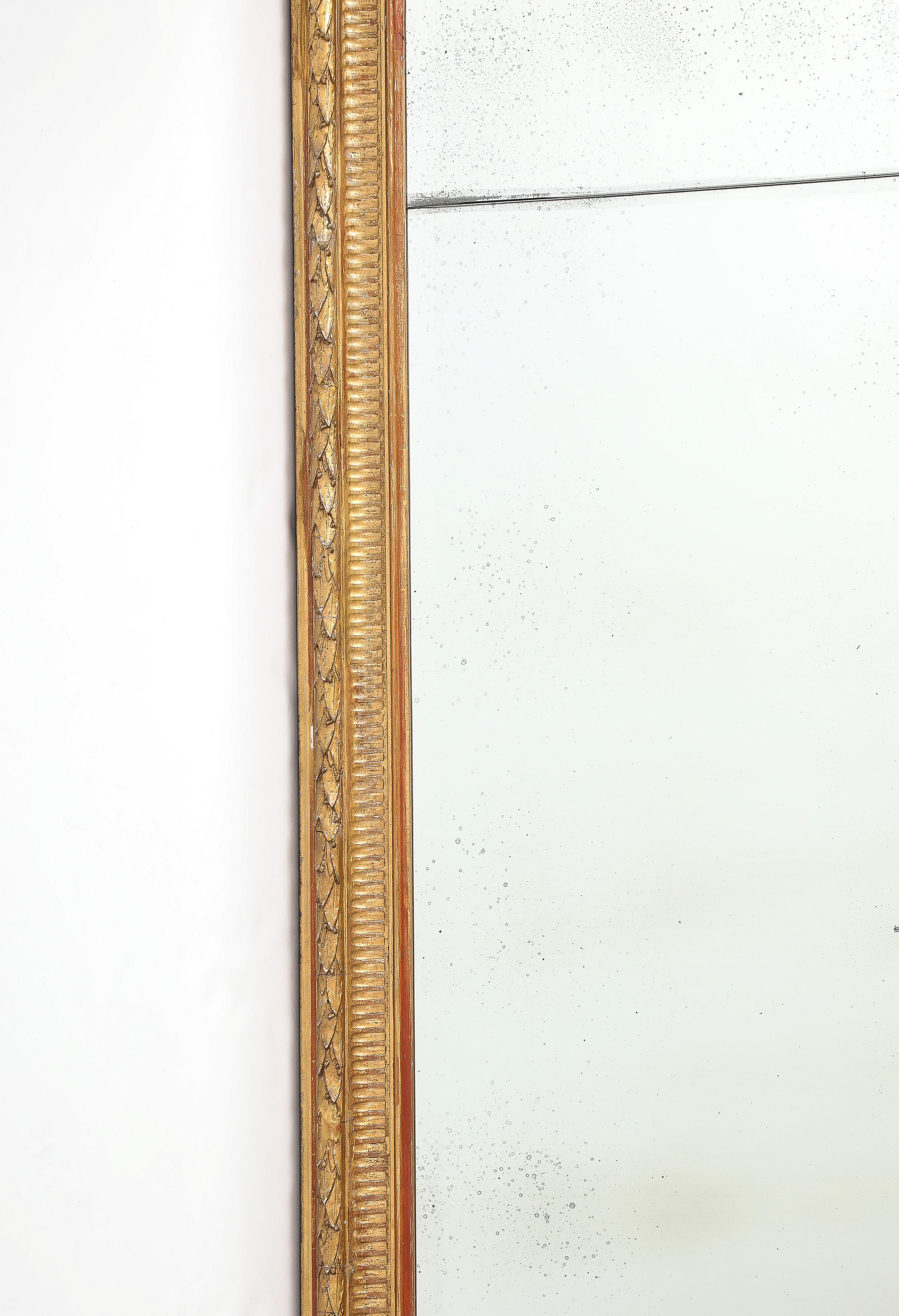 Spettacolare specchio in legno dorato intagliato italiano del XIX secolo. in vendita 3