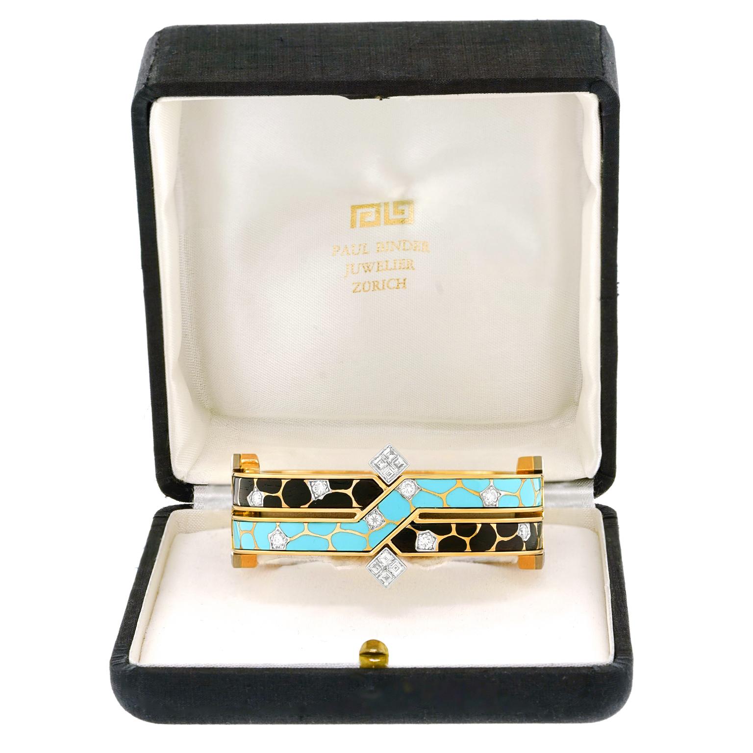 Moderniste Paul Binder Bracelet moderniste spectaculaire en vente