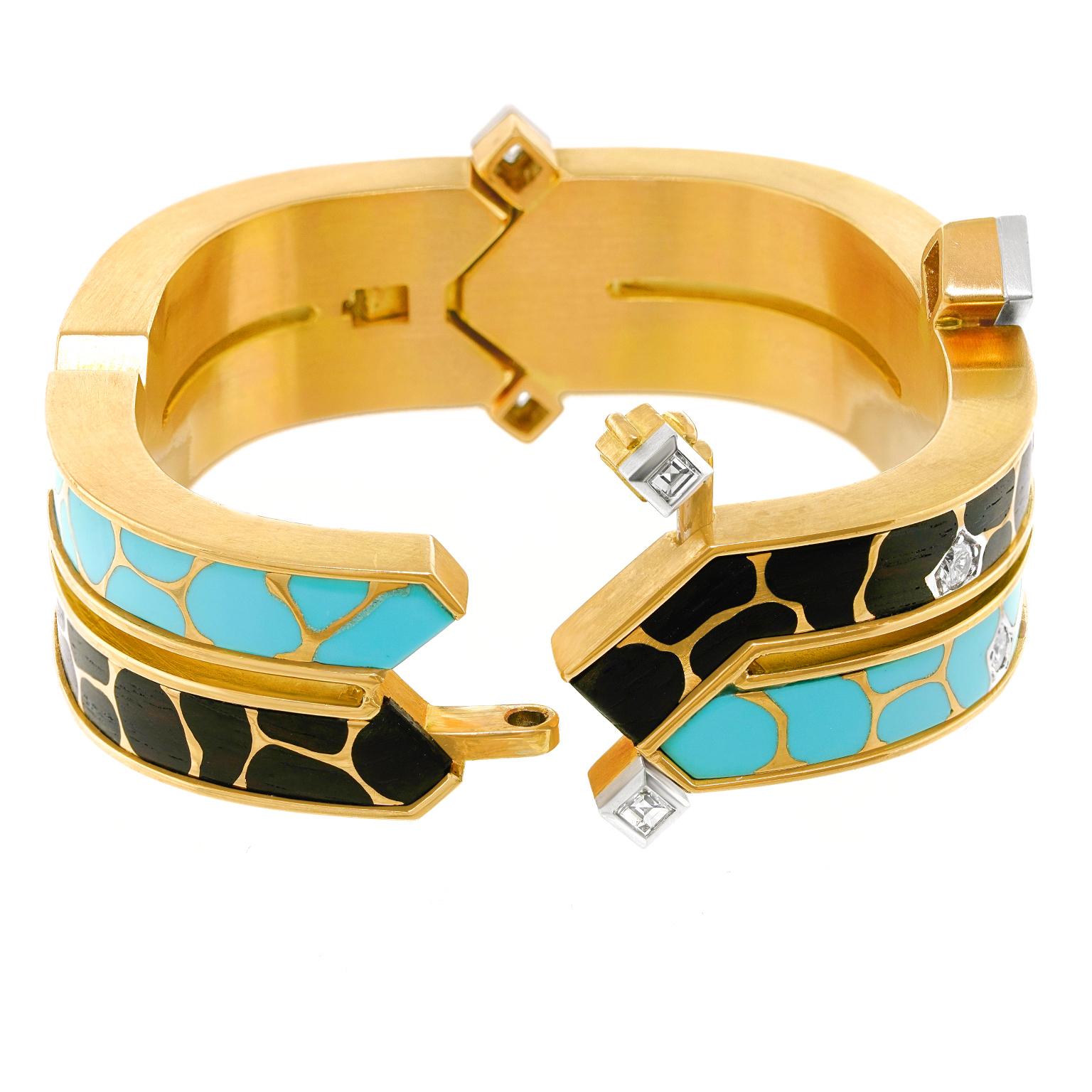 Paul Binder Bracelet moderniste spectaculaire en vente 1