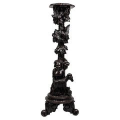 The Pedestal, Pillar, Column, Black Forest, Tramp Art, ~ 1880, Austria