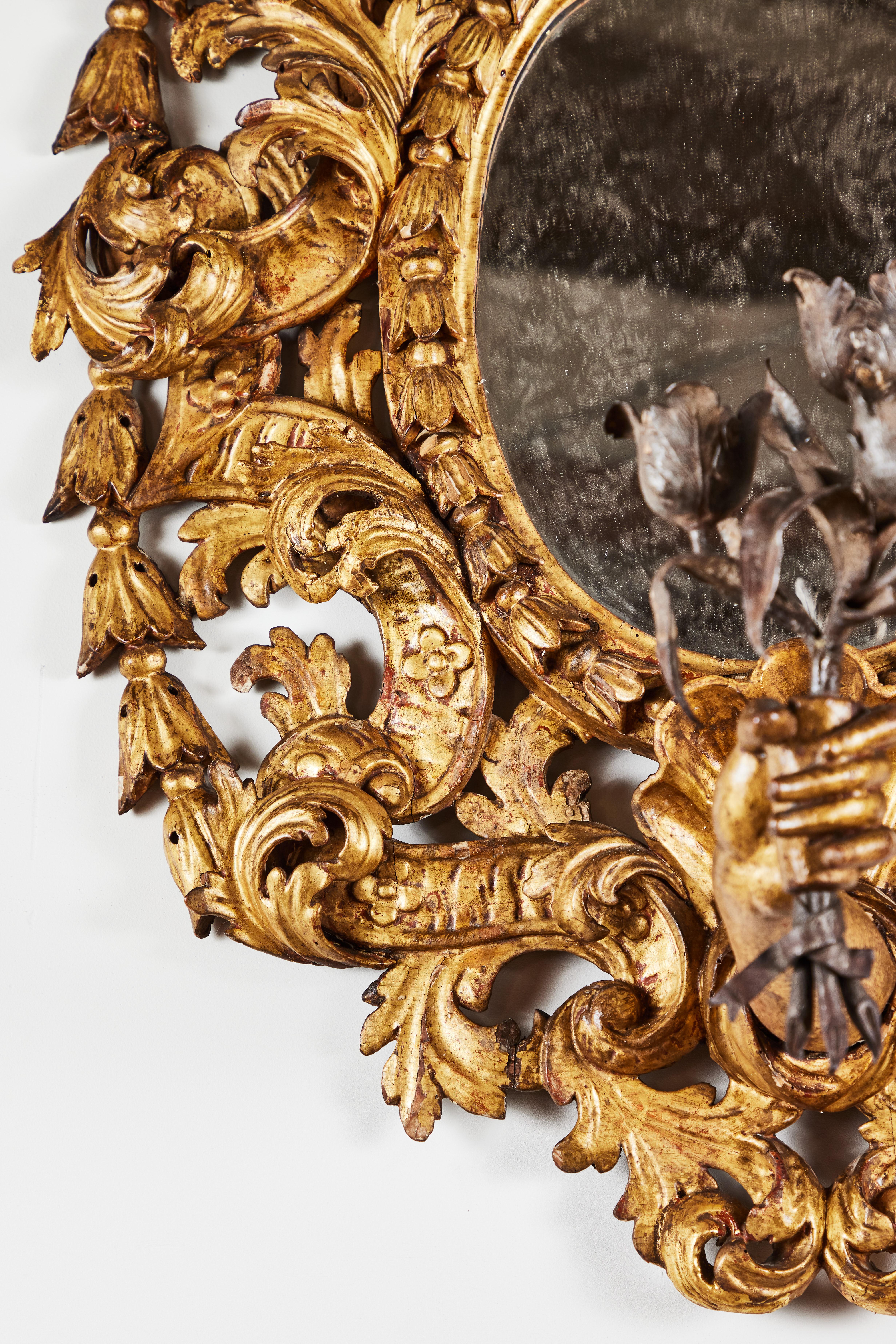 Spectacular, Period, Italian Candelabra Mirrors 1