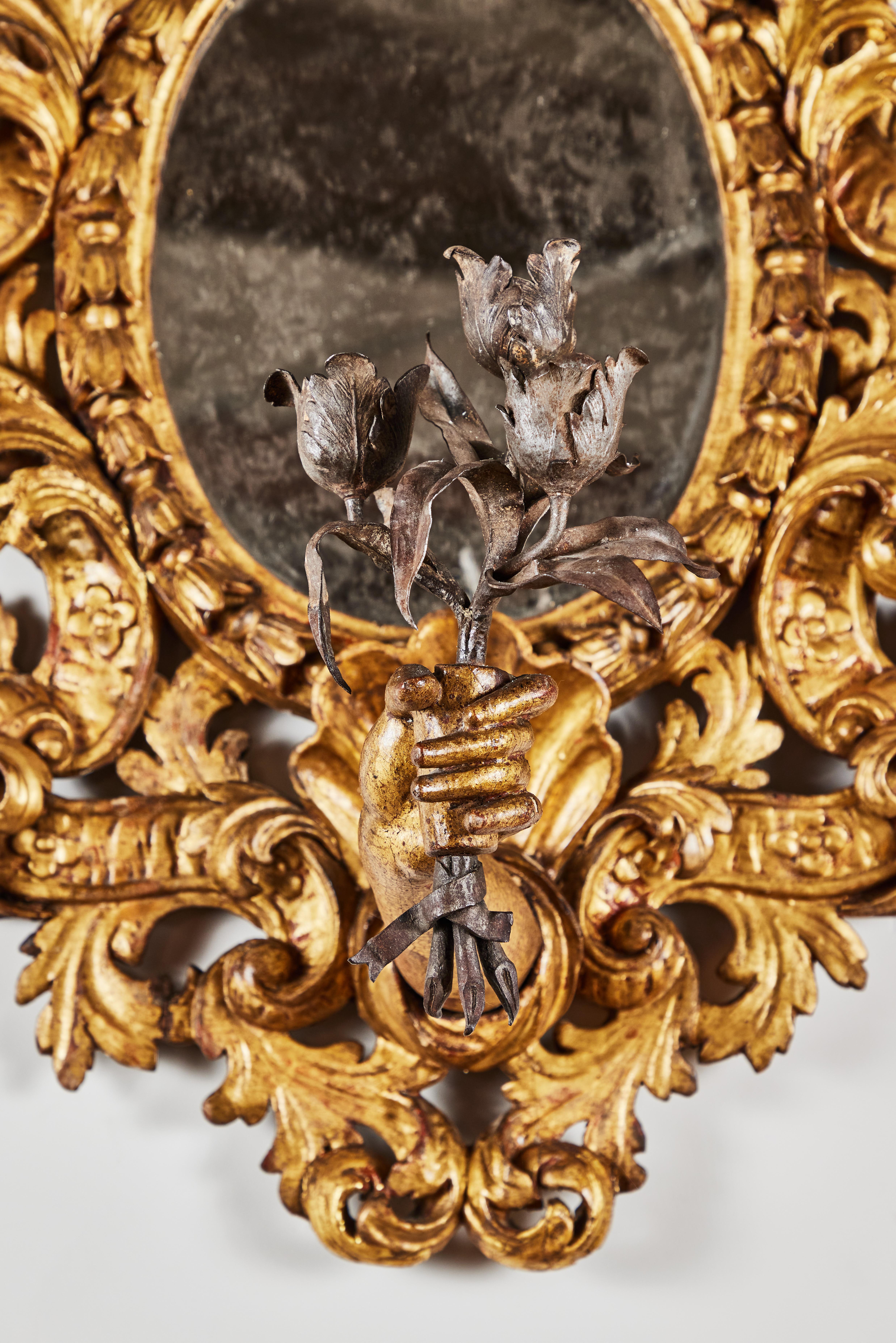 Spectacular, Period, Italian Candelabra Mirrors 2
