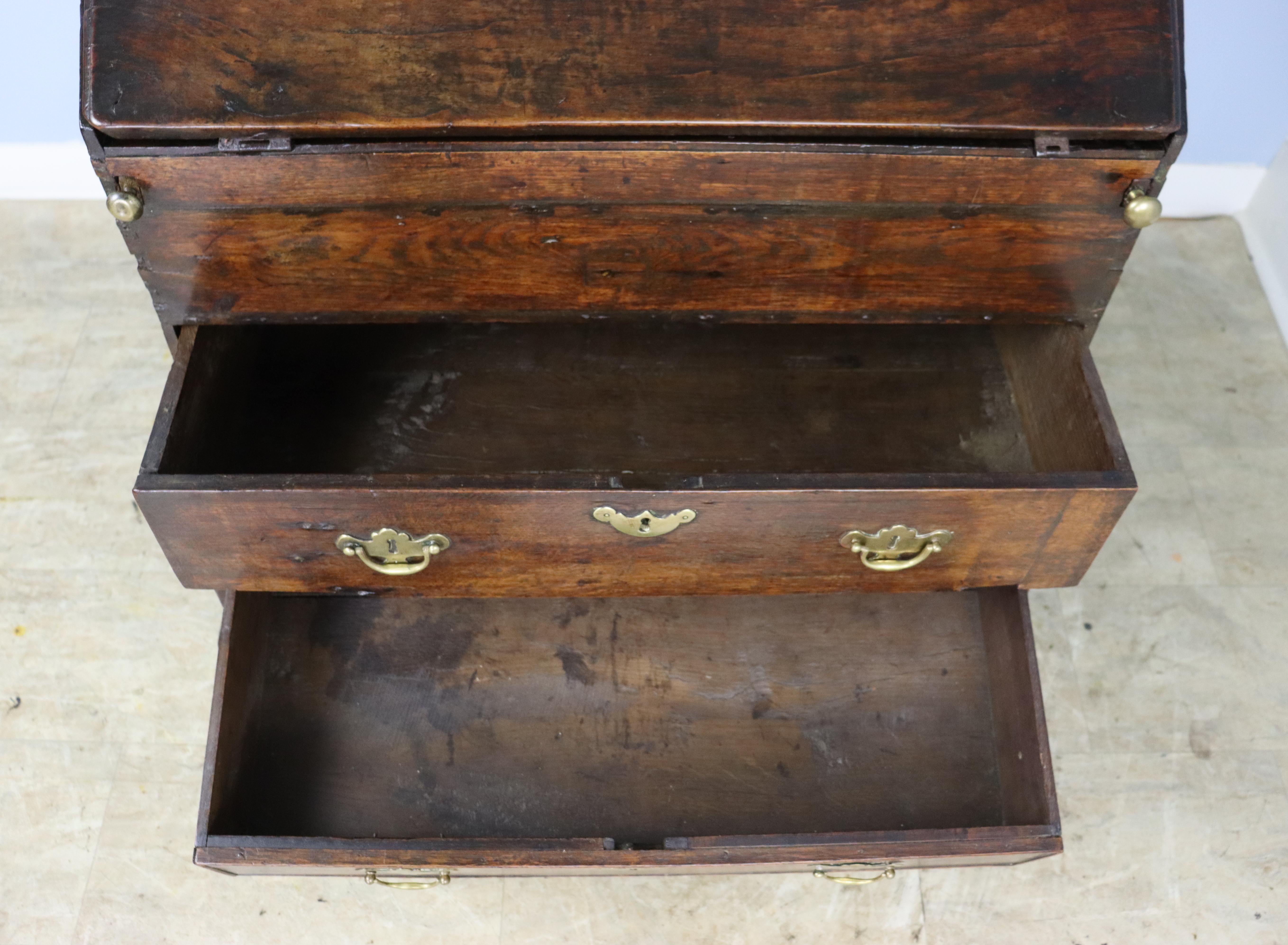 Spectacular Period Oak Clerk's Desk or Secretaire For Sale 8