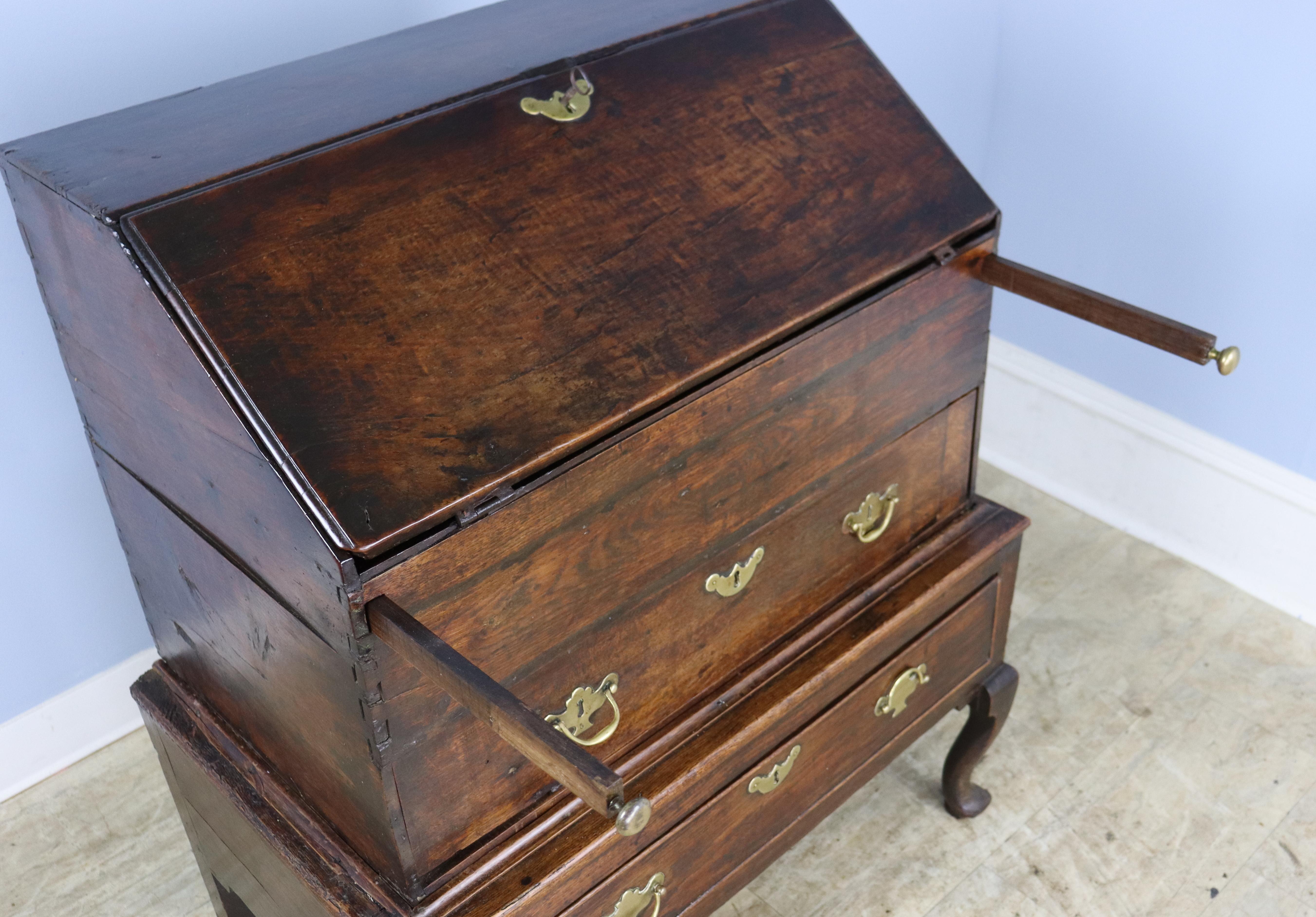 Spectacular Period Oak Clerk's Desk or Secretaire For Sale 1