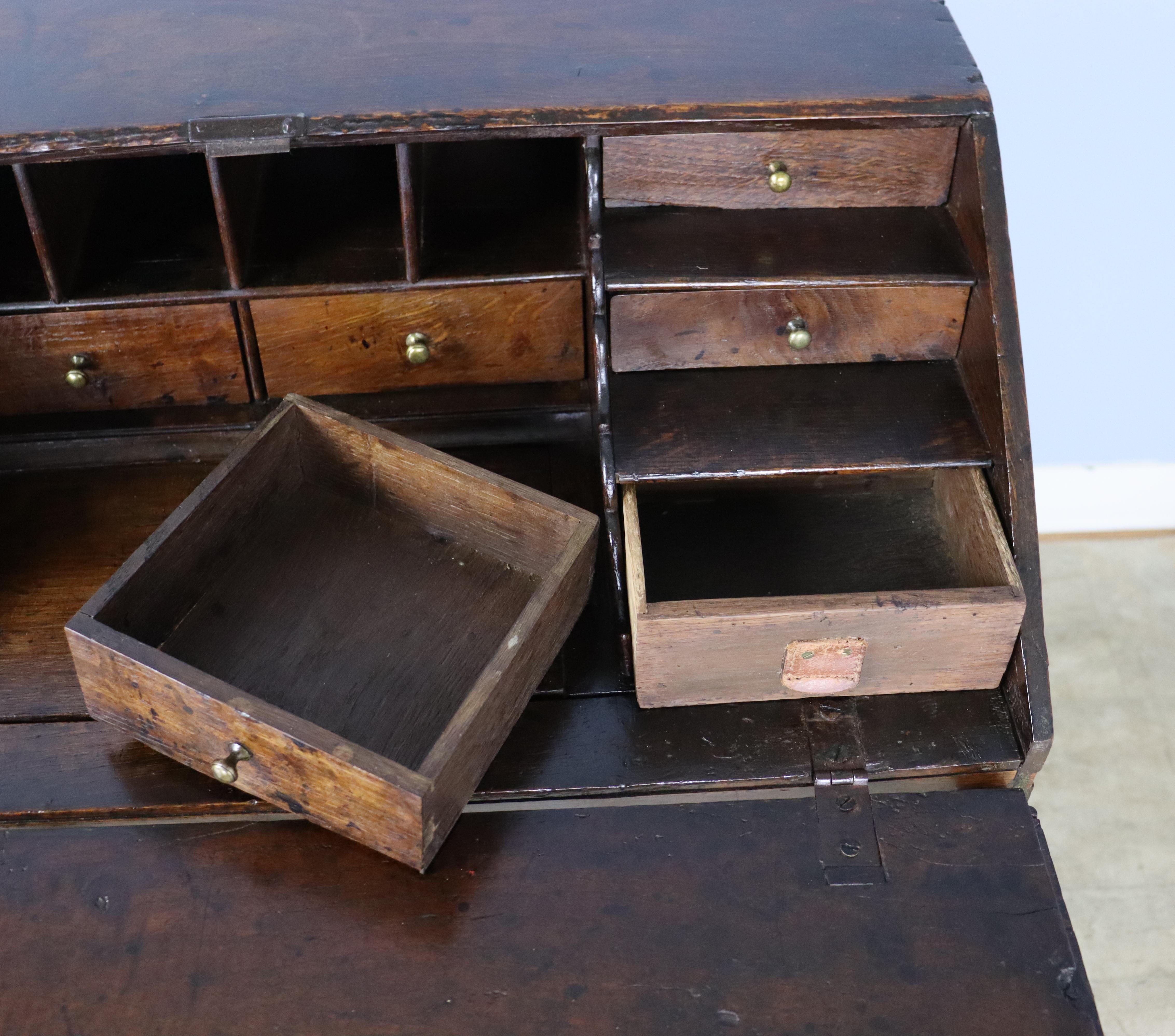 Spectacular Period Oak Clerk's Desk or Secretaire For Sale 4