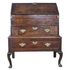 Antique Spectacular Period Oak Clerk's Desk or Secretaire
