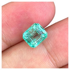 Spectacular Punjsher Emerald Gemstone 3.20 Carats Emerald Jewelry Emerald Ring