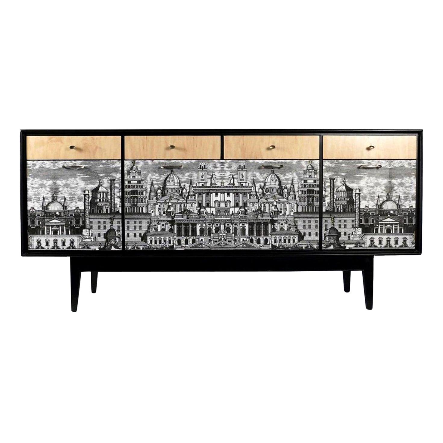 Spectacular Revamped 1950s Sideboard For Sale