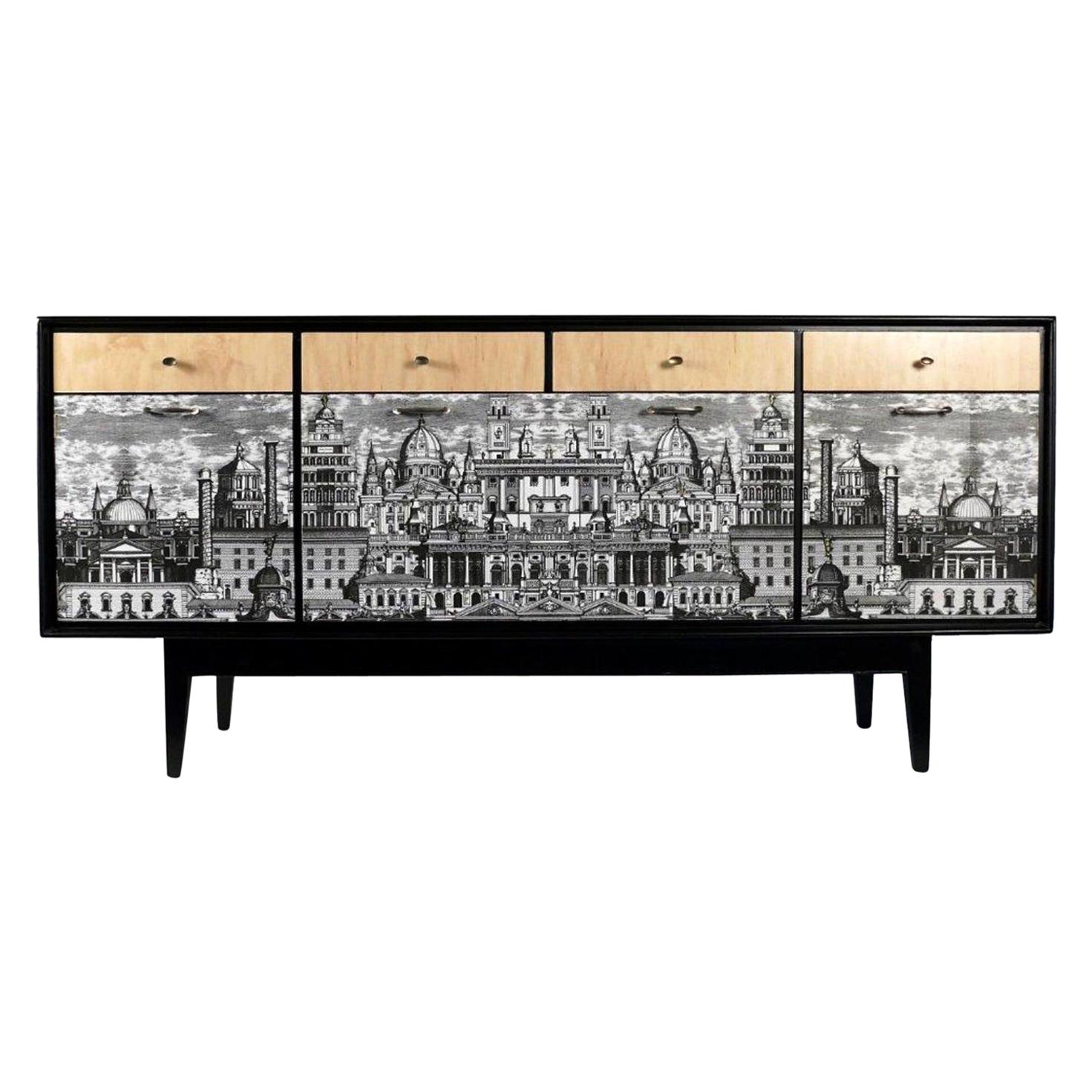 Spectacular Revamped 1950s Sideboard For Sale