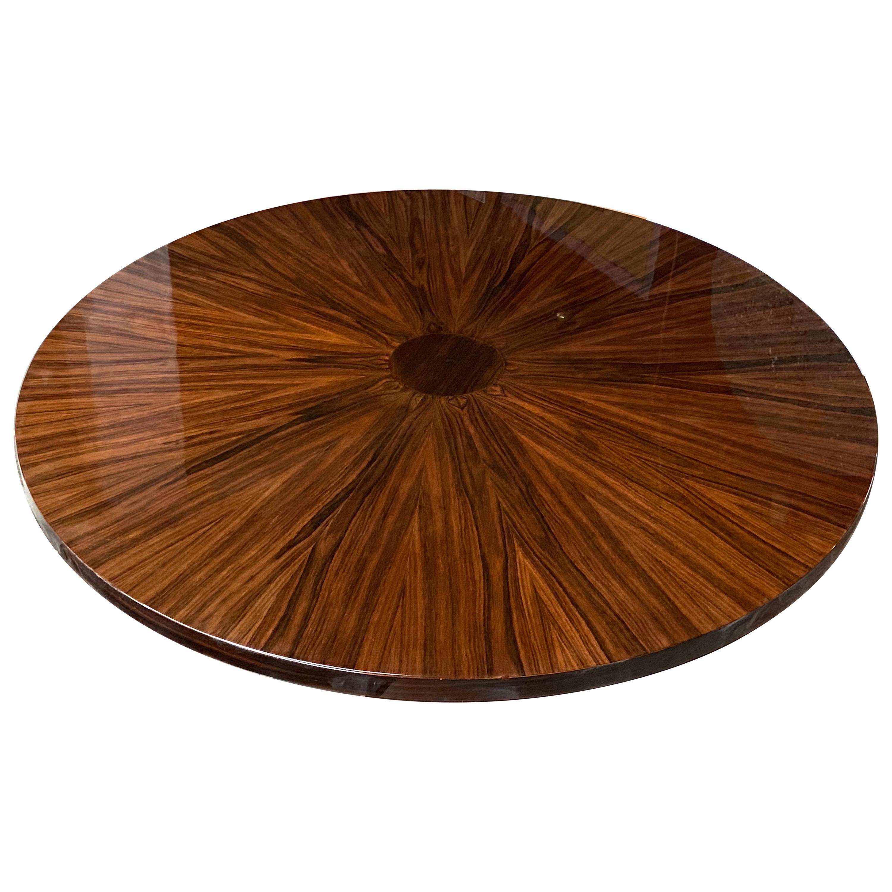 Spektakulärer Esstisch aus Palisanderholz „nur auf der Oberseite“