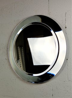 Spectacular Round Wall Mirror by Pierangelo Gallotti for Gallotti & Radice 70s