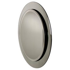 Spectacular Round Wall Mirror by Pierangelo Gallotti for Gallotti & Radice 70s