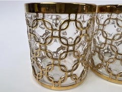 Spectacular Set of Seven Imperial Glass Low Balls, Pristine Condition Handsome.