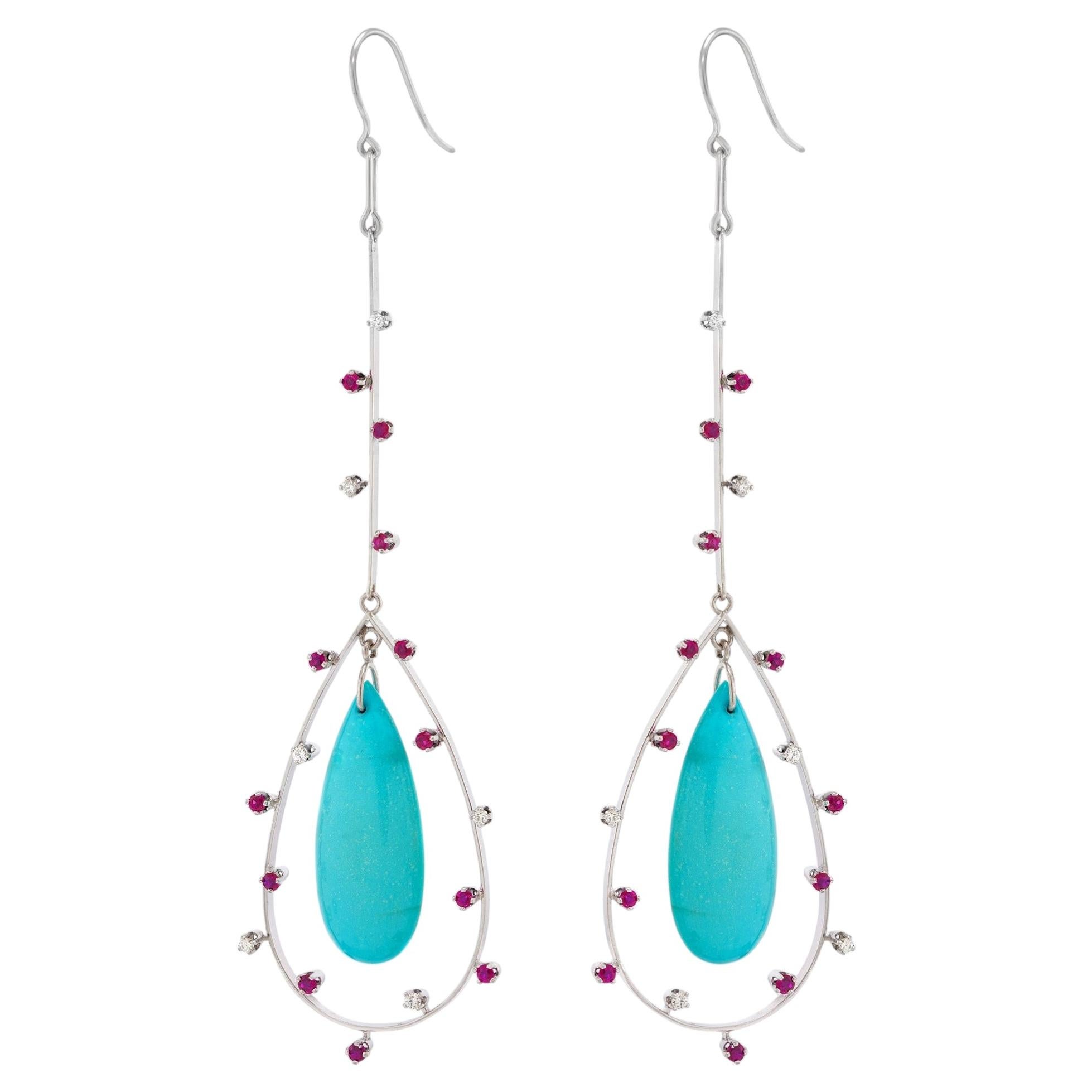 Spectacular Sixties Chandelier Earrings