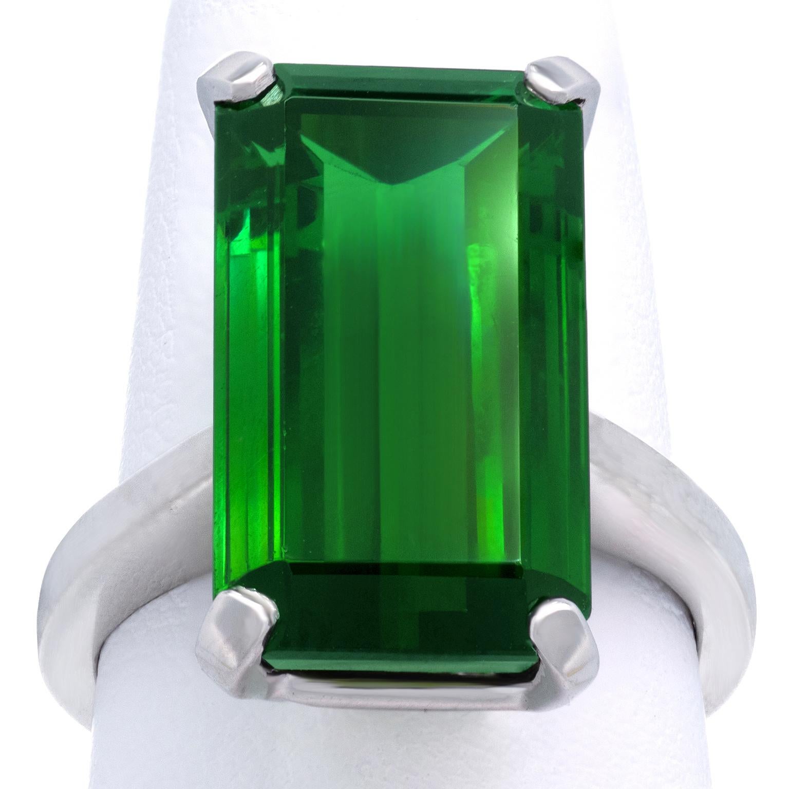 Modern Spectacular Sixties Tourmaline Ring For Sale