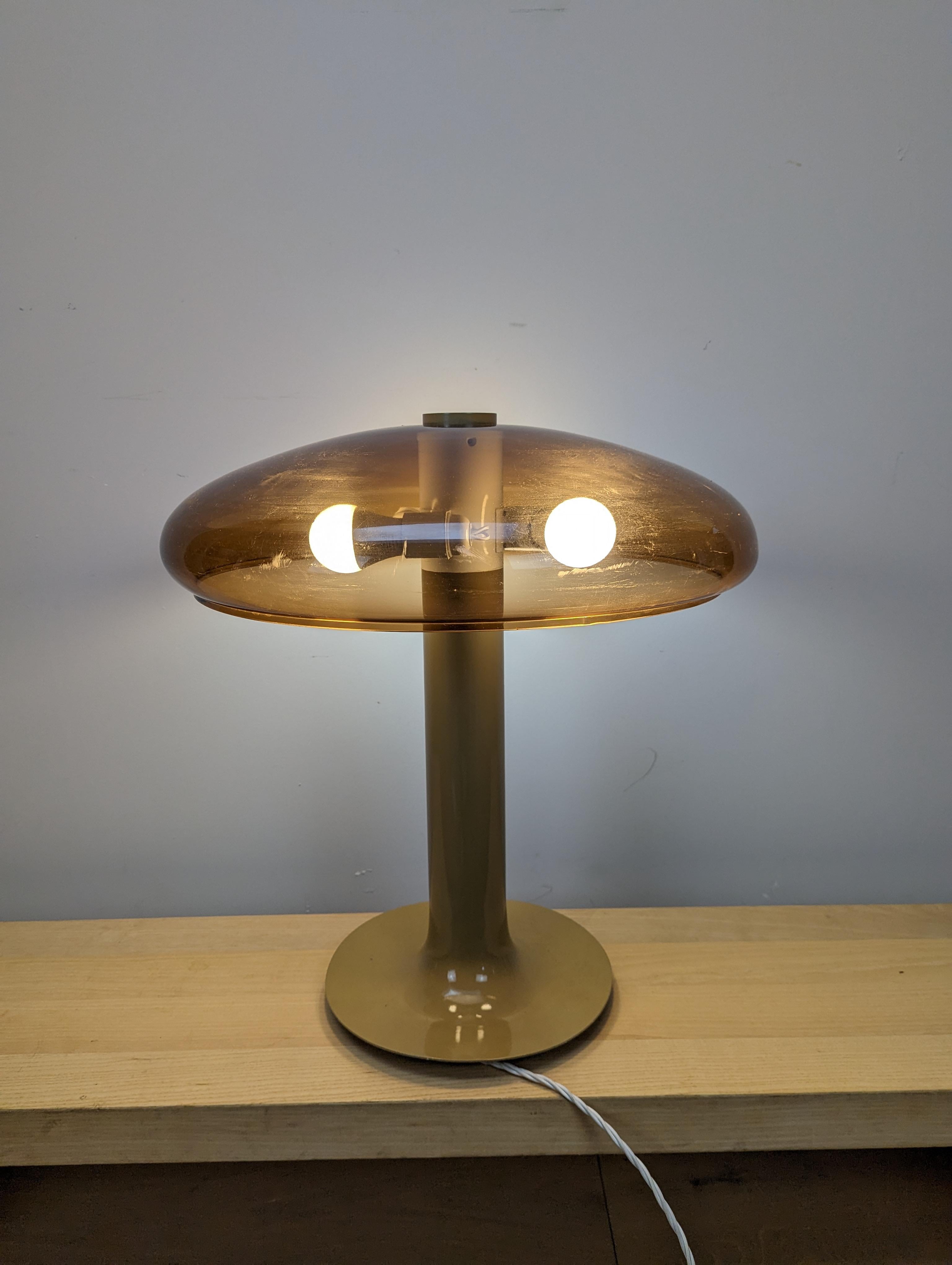 Spectacular space age mid-century table lamp For Sale 2