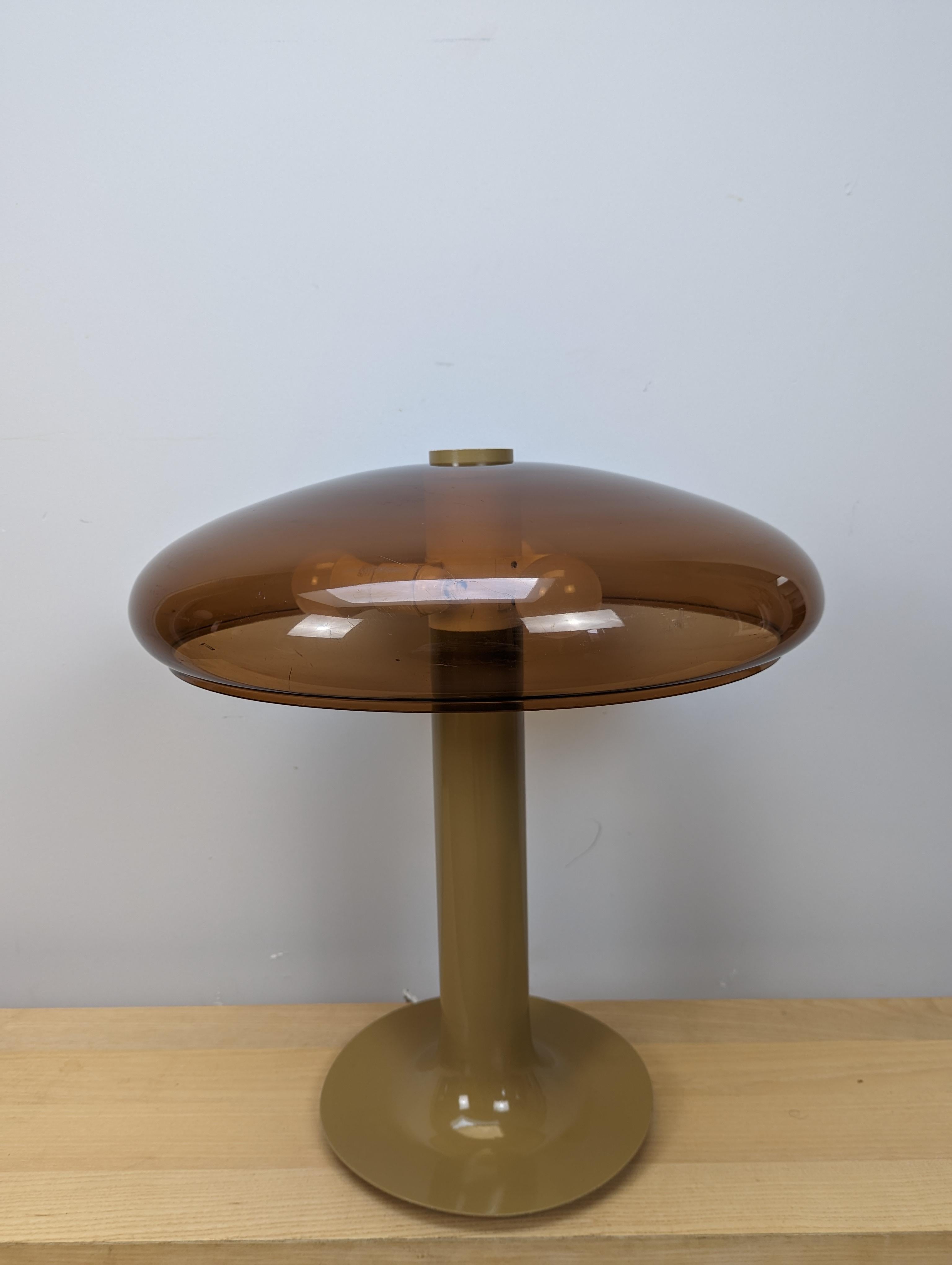 Spectacular space age mid-century table lamp For Sale 1