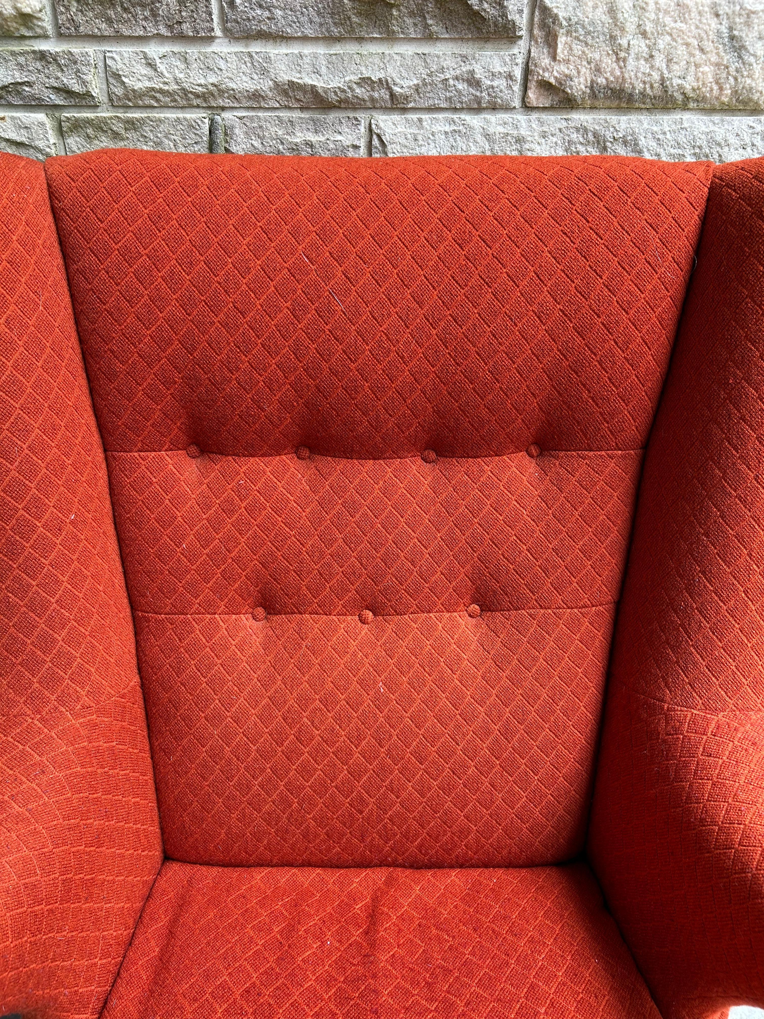 Spectacular Svend Skipper Papa Bear Chair Mid-Century Danish Modern In Good Condition For Sale In Pemberton, NJ