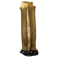 Retro Spectacular Tall Bronze Vase by Ikeda Masuo One of the Top Metal Artists of 20 C