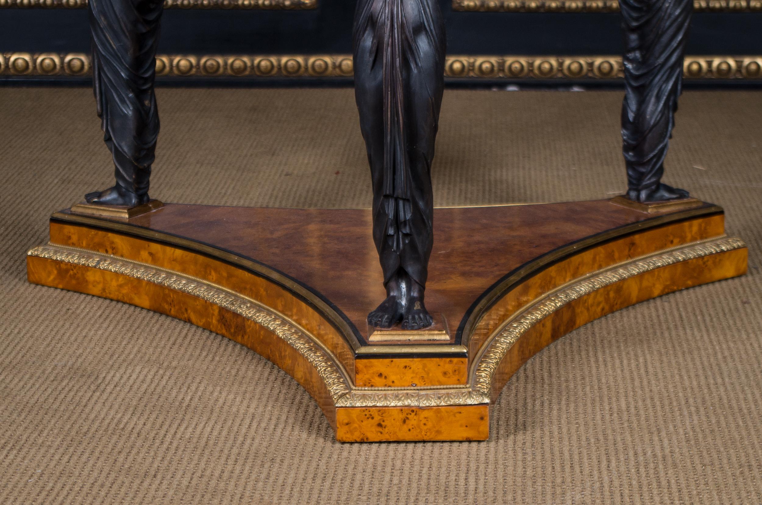 French Spectacular Temple Guardian Empire Style Table